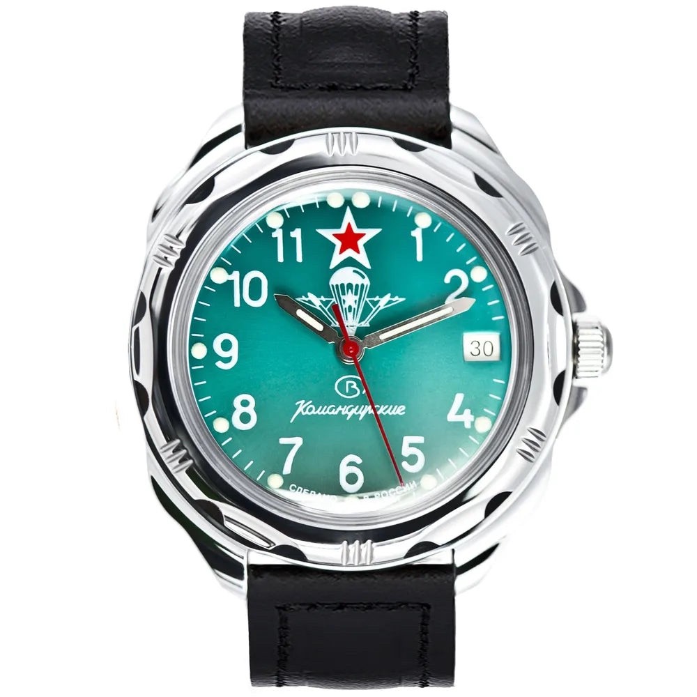 Vostok Komandirskie 211307 Watch Mechanical Military Watch USA Seller