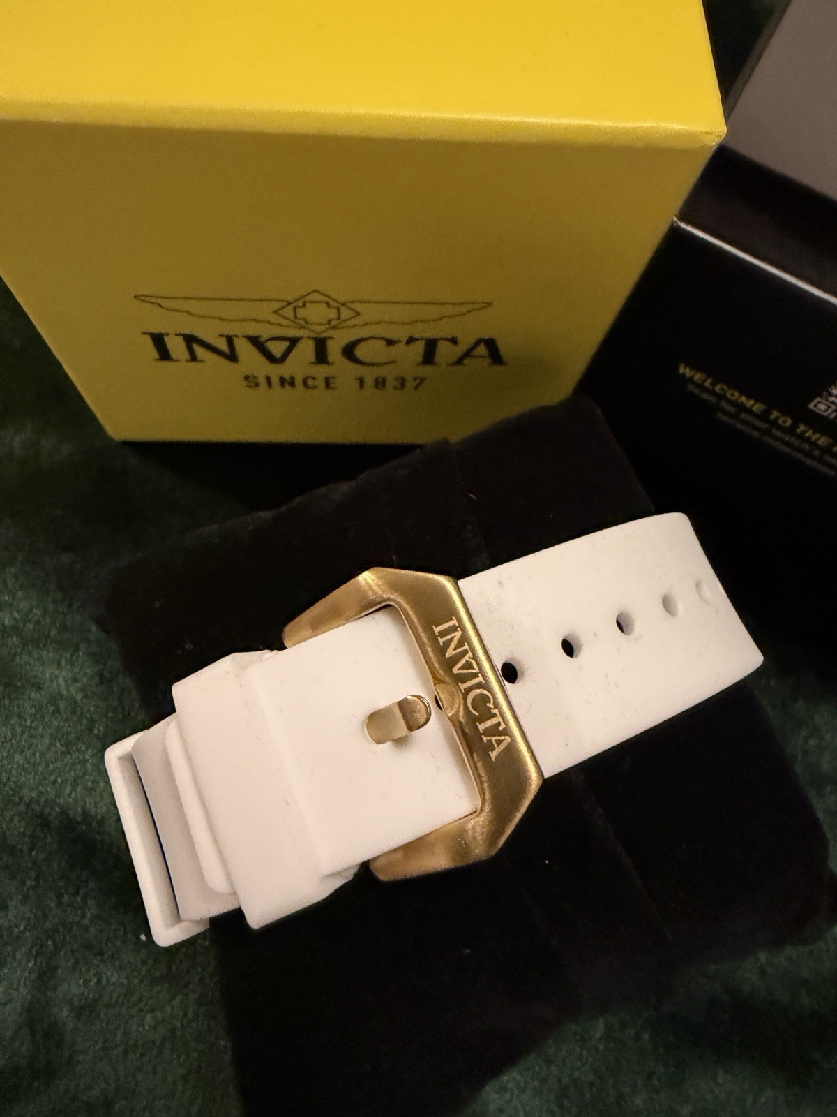 Invicta I-Force Men’s Quartz Chronograph Date Tachymeter White Strap Box