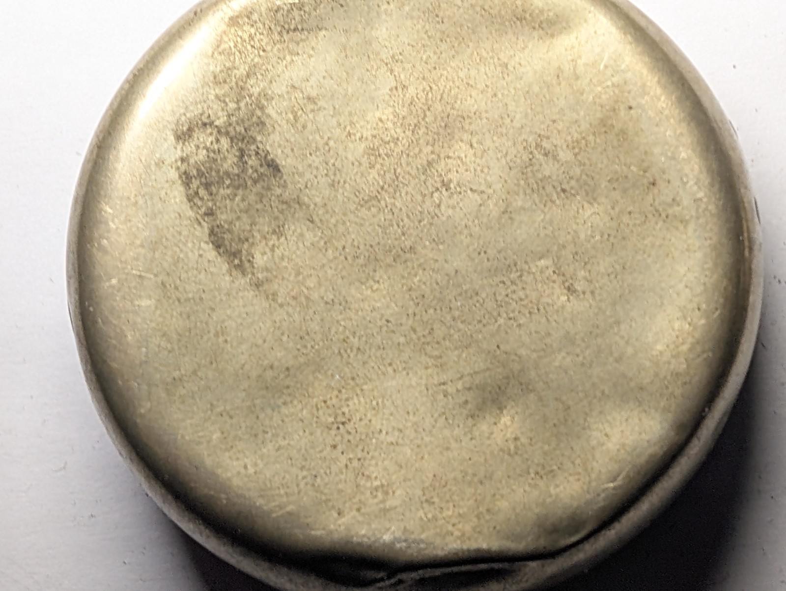 ANTIQUE CYLINDER POCKET WATCH WITH POCKET WATCH HOLDER