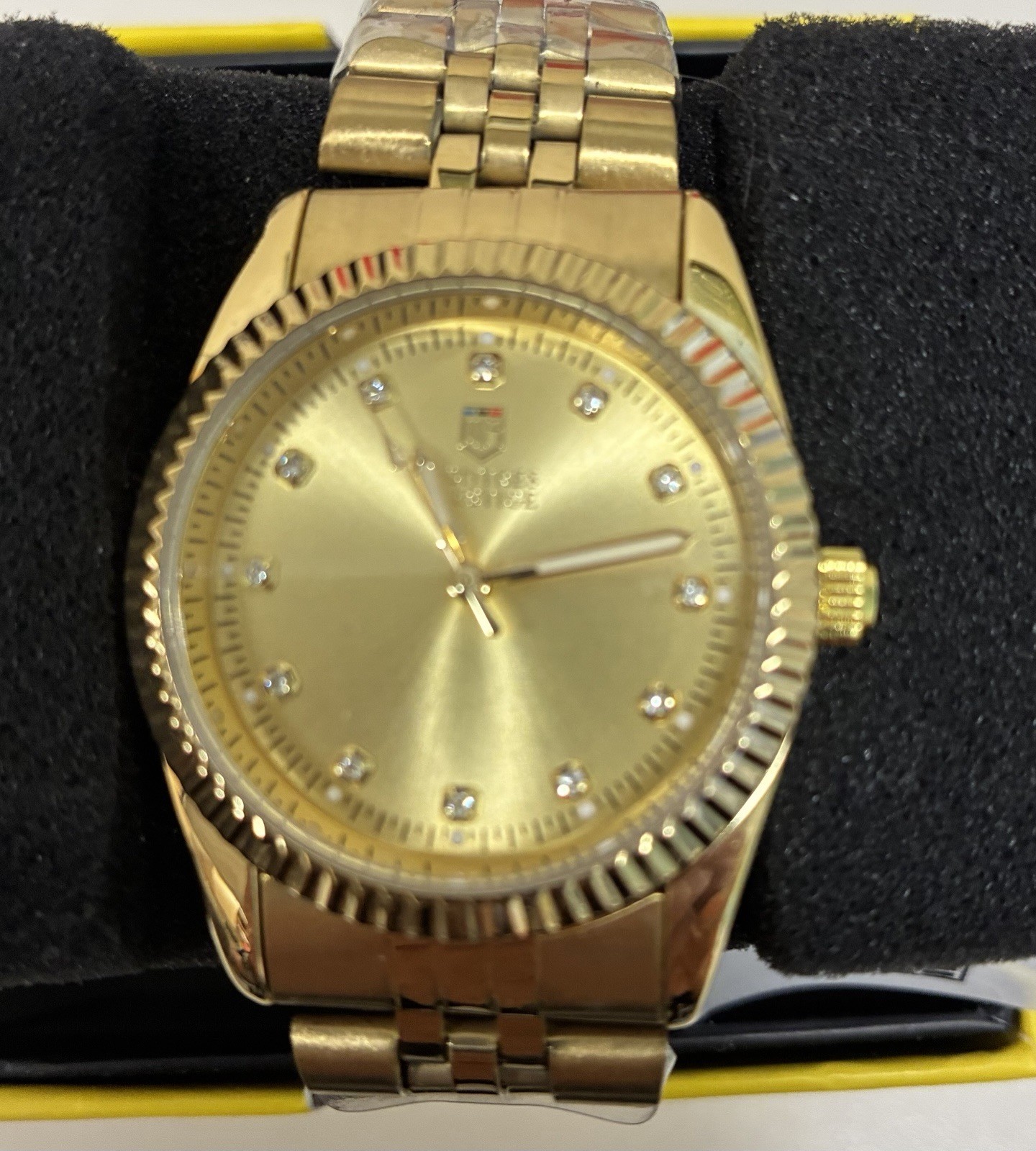 Invicta Prestige Women’s Quartz Watch Gold Tone Diamond Markers mpw 0269