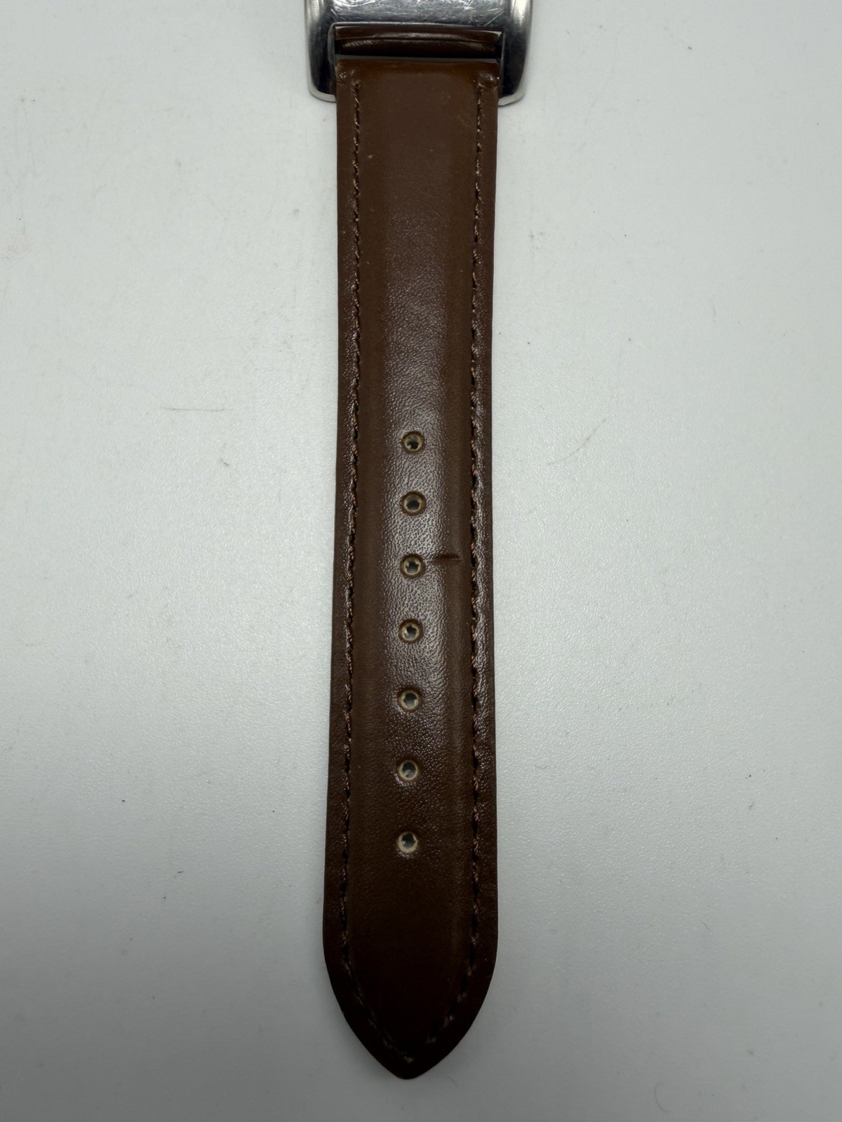 Tommy Bahama TB1026 New Battery Mens Tank Watch 27MM 8″ Leather Band
