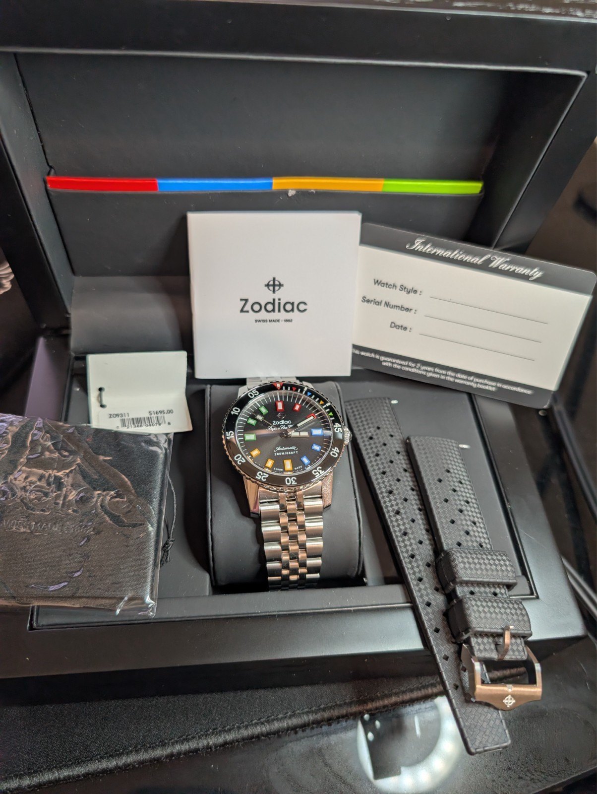 New Zodiac eBay Super Sea Wolf Automatic ZO9311 Limited Edition of 300