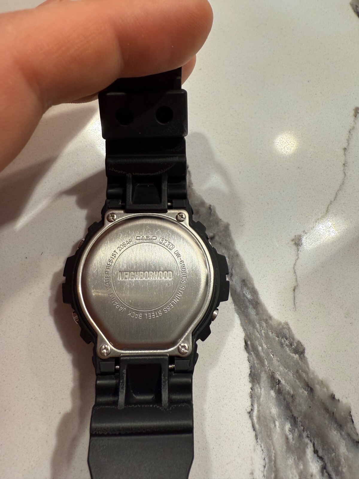 Casio G-Shock X Neighborhood DW-6900FS black matte dw-6900 exquisite beauty Rare