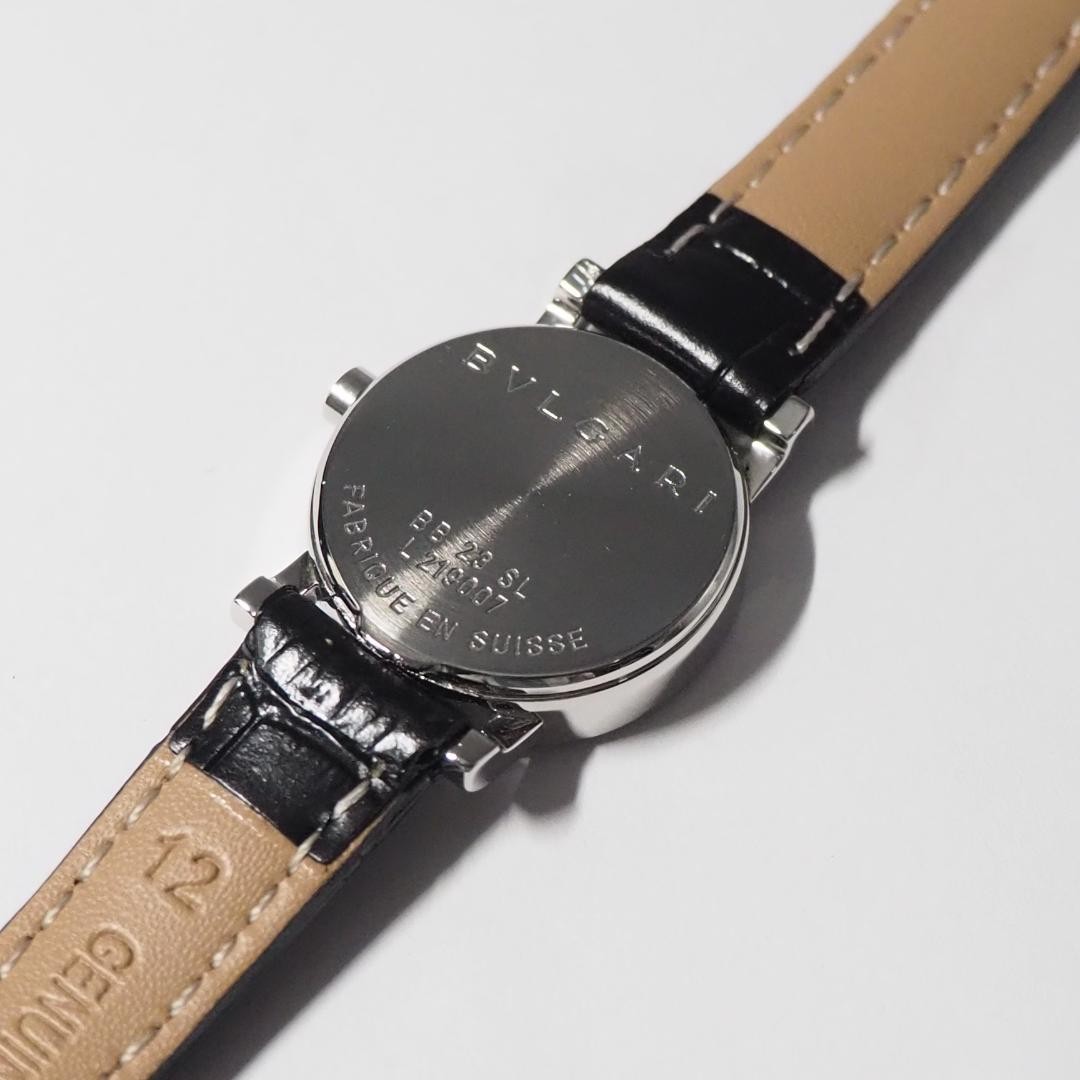 Bvlgari Bulgari BB23SL Black Quartz Wristwatch Ladies Japan 0714550