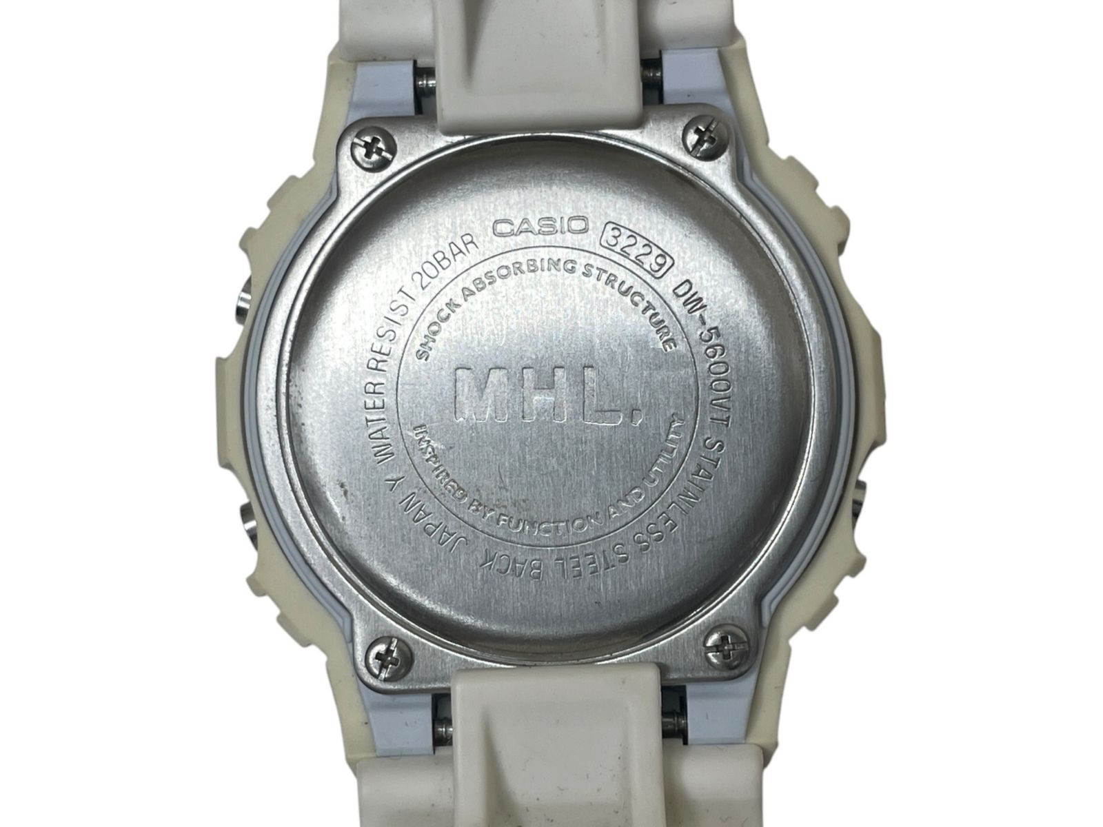 Casio G-Shock DW-5600VT Digital Watch White Quartz From Japan