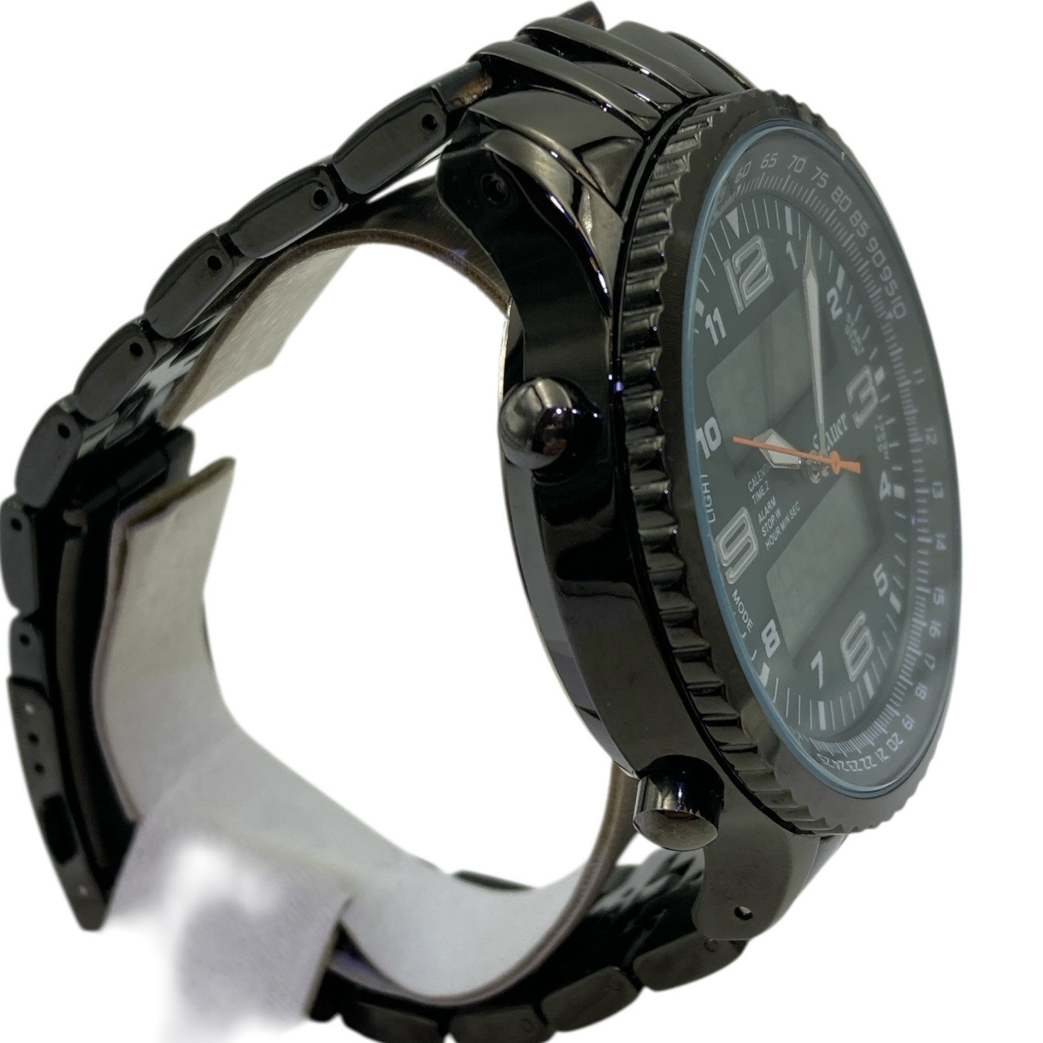 Stauer Metropolis Chronograph 32262 Calendar Dual Time Works