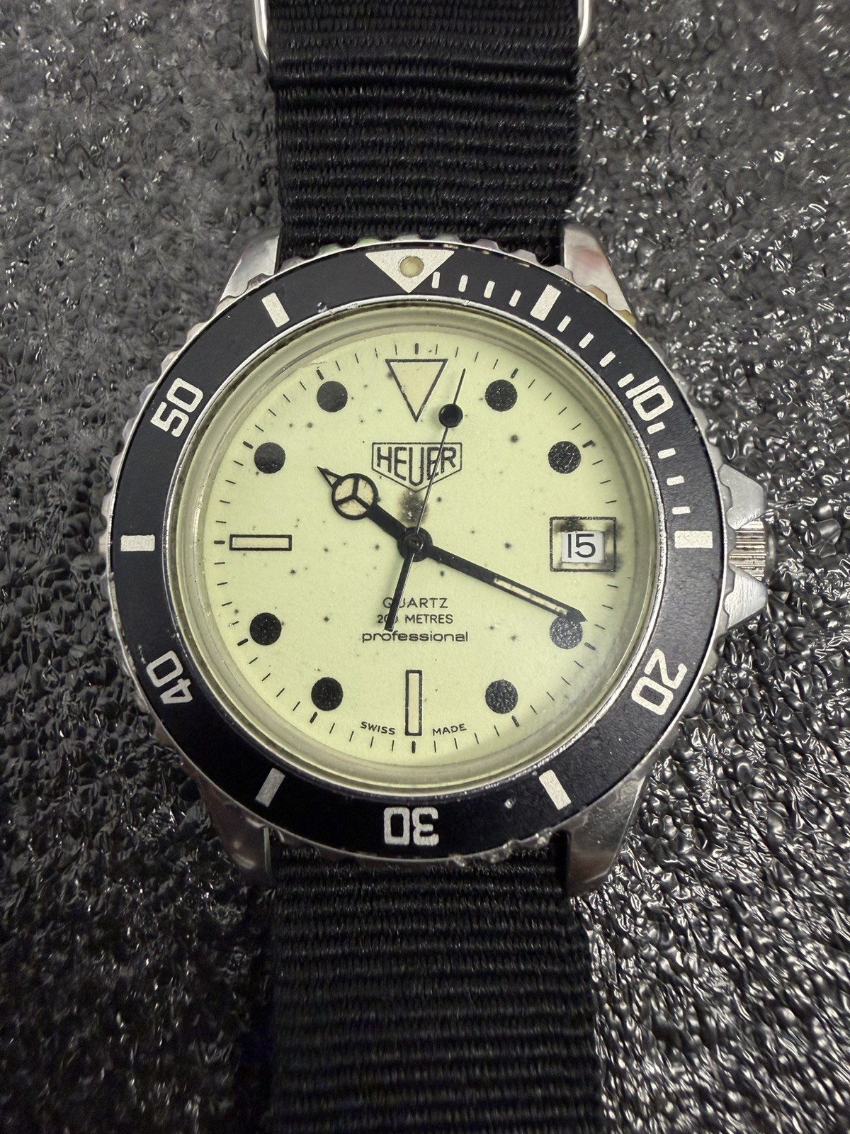 Pre-Tag Heuer Professional 1000 980.113 Full Lume Quartz Dive Watch