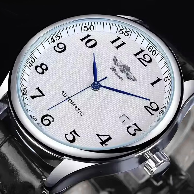 Luxury Mens Automatic Mechanical Watch AUTO Date Sport Easy Read Watches for Men