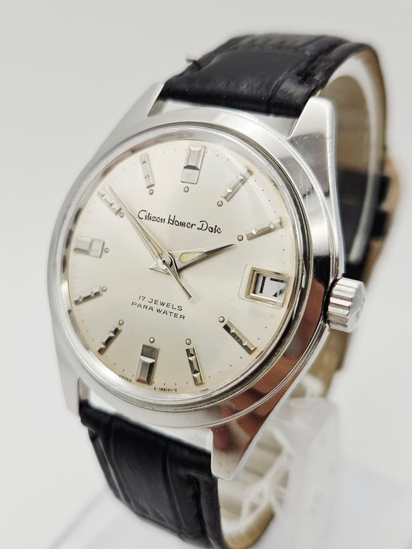 Citizen Homer Date 63-1019 Manual 17 Jewels Watch Used