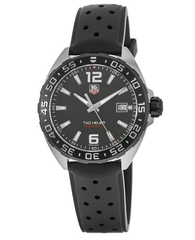 New Tag Heuer Formula 1 Quartz Black Dial Black Men’s Watch WAZ1110.FT8023
