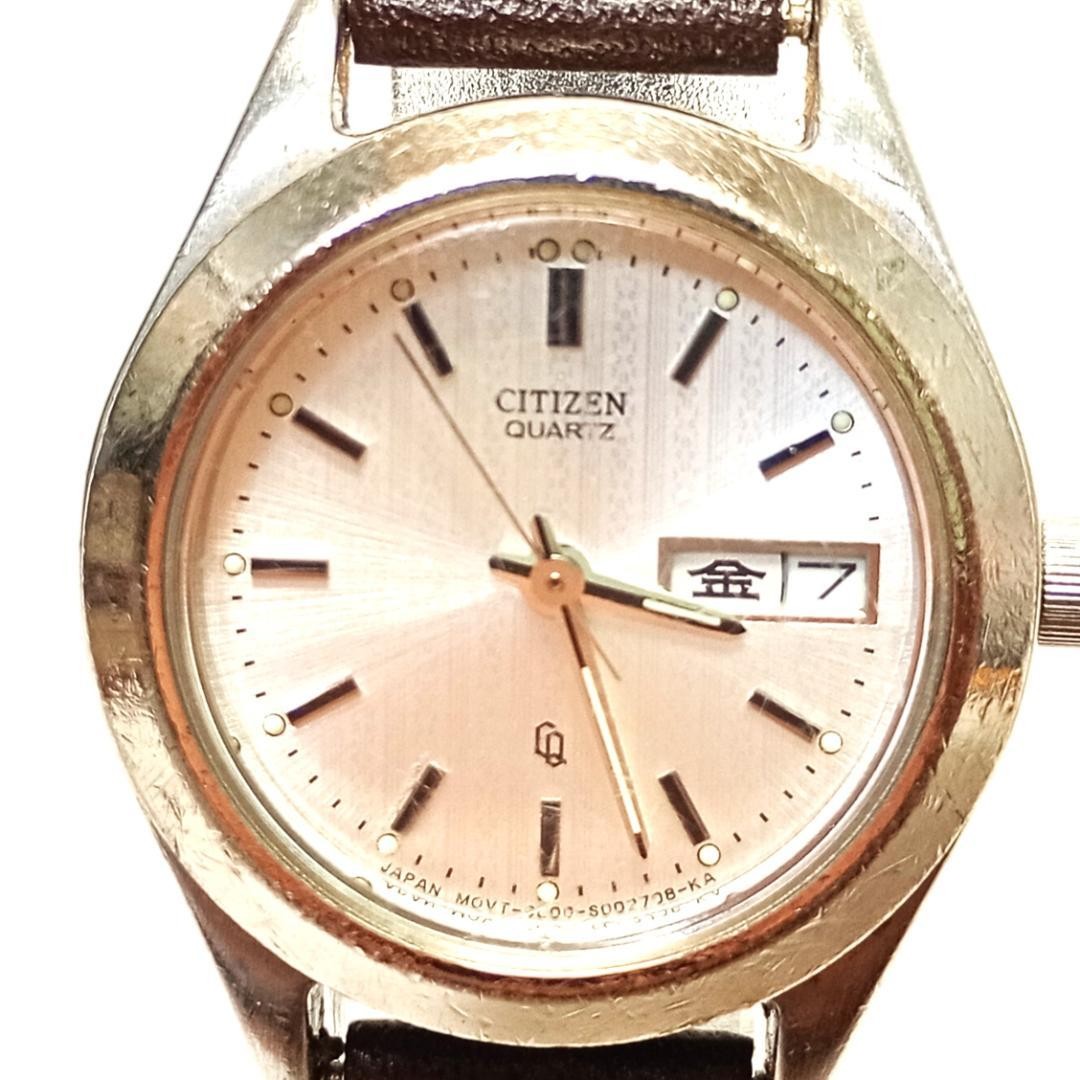 [Working condition, strap replaced] CITIZEN Quartz Watch 6000-S96419