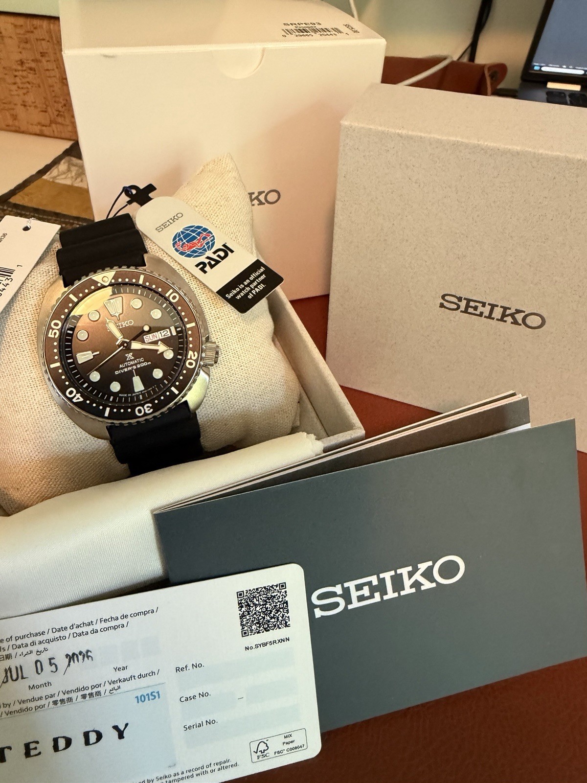 Seiko Prospex Automatic Divers Men’s Watch SRPE93