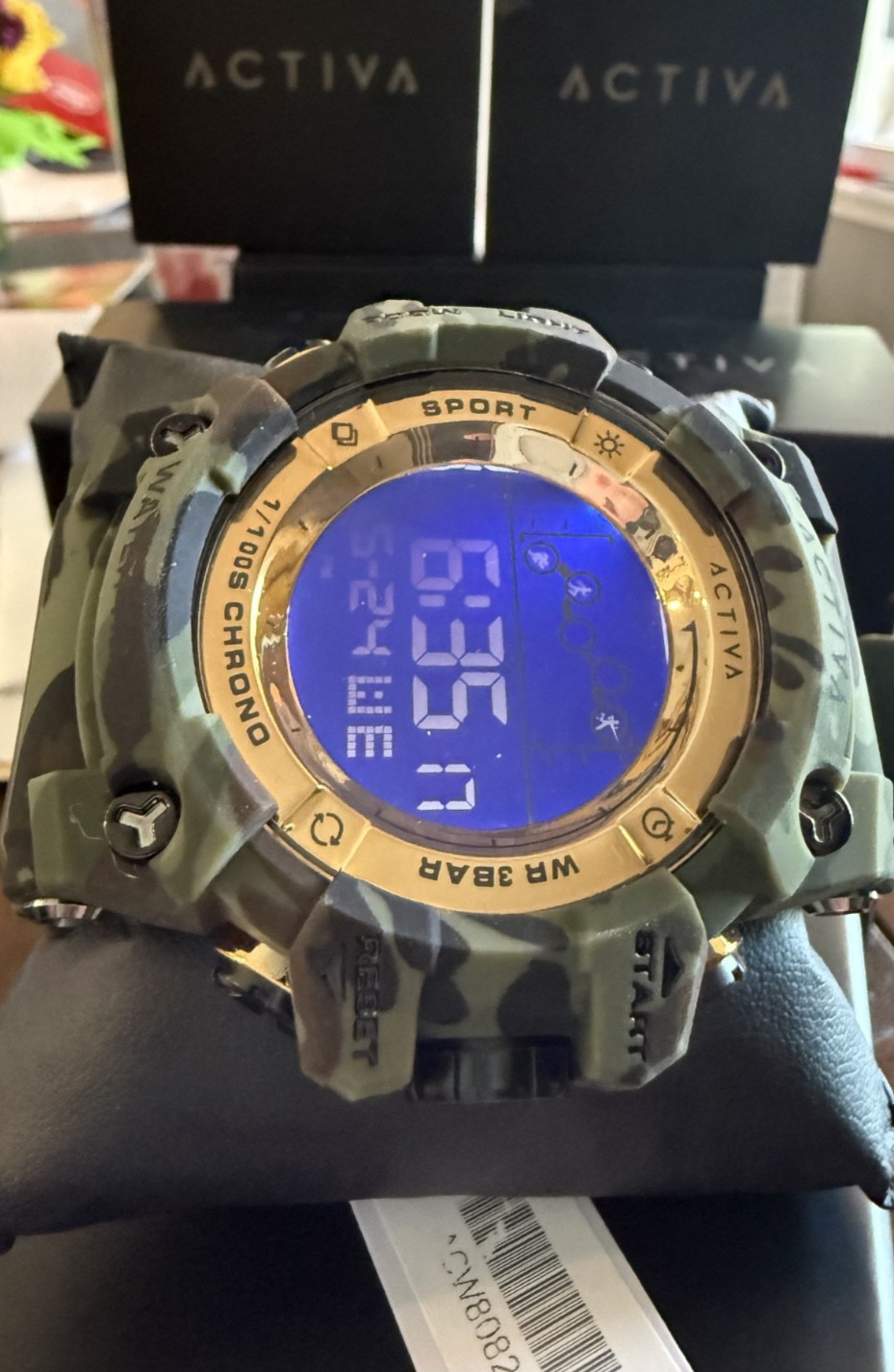 Activa X Invicta Digital Summit Watch, Green Camouflage (ACW8082-021)