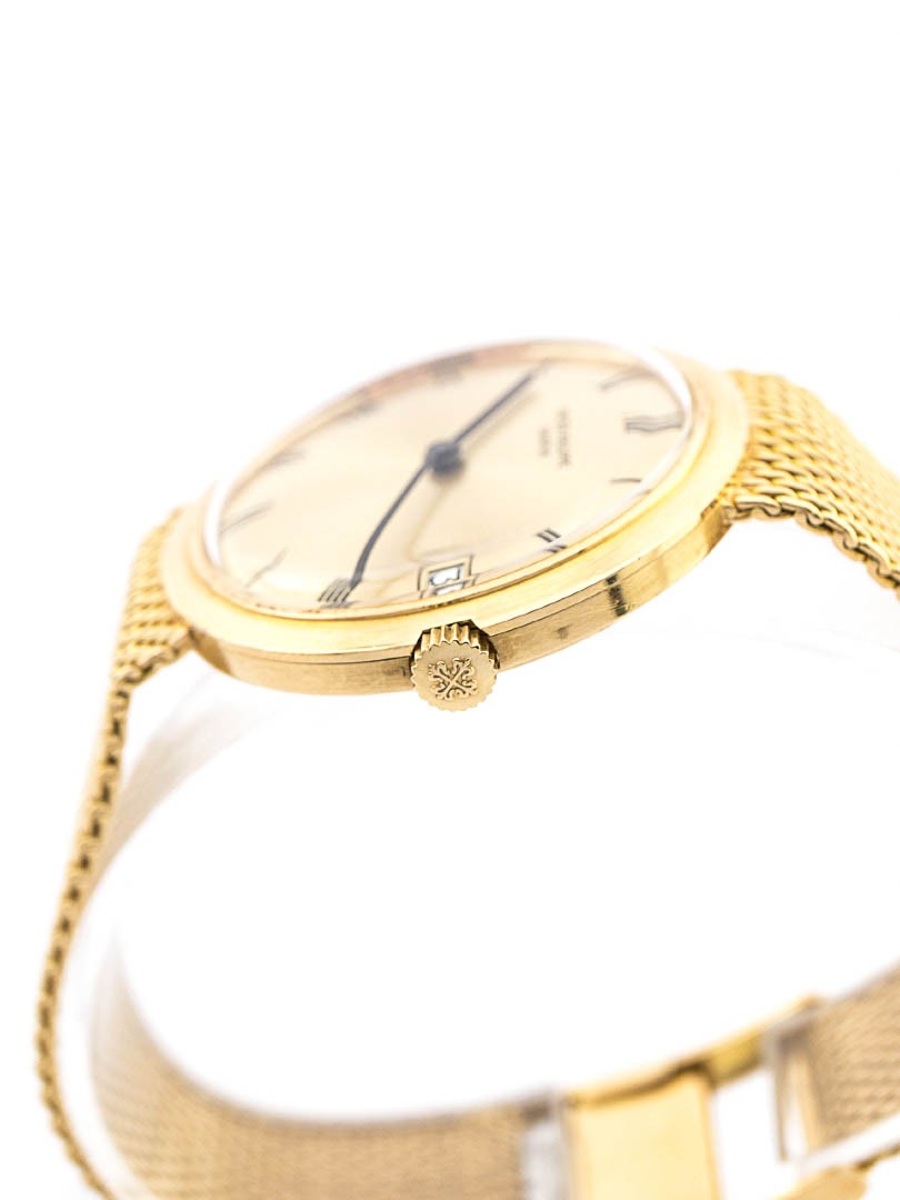 Patek Philippe 18ct Gold rotor automatic, IOS, with papers