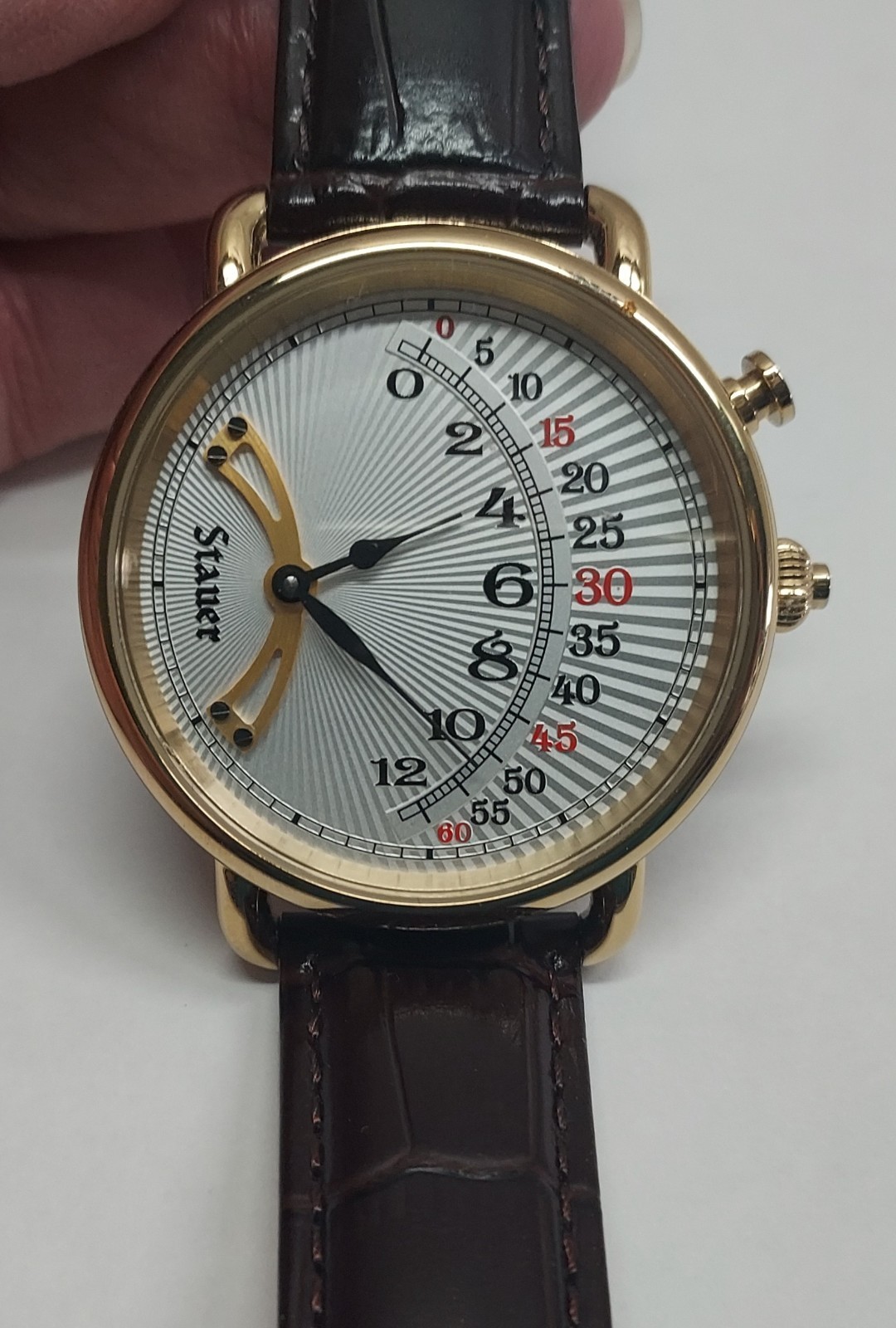 Stauer Retrograde – Man’s WRIST WATCH – QUARTZ – STAINLESS STEEN – WATER RESISTA