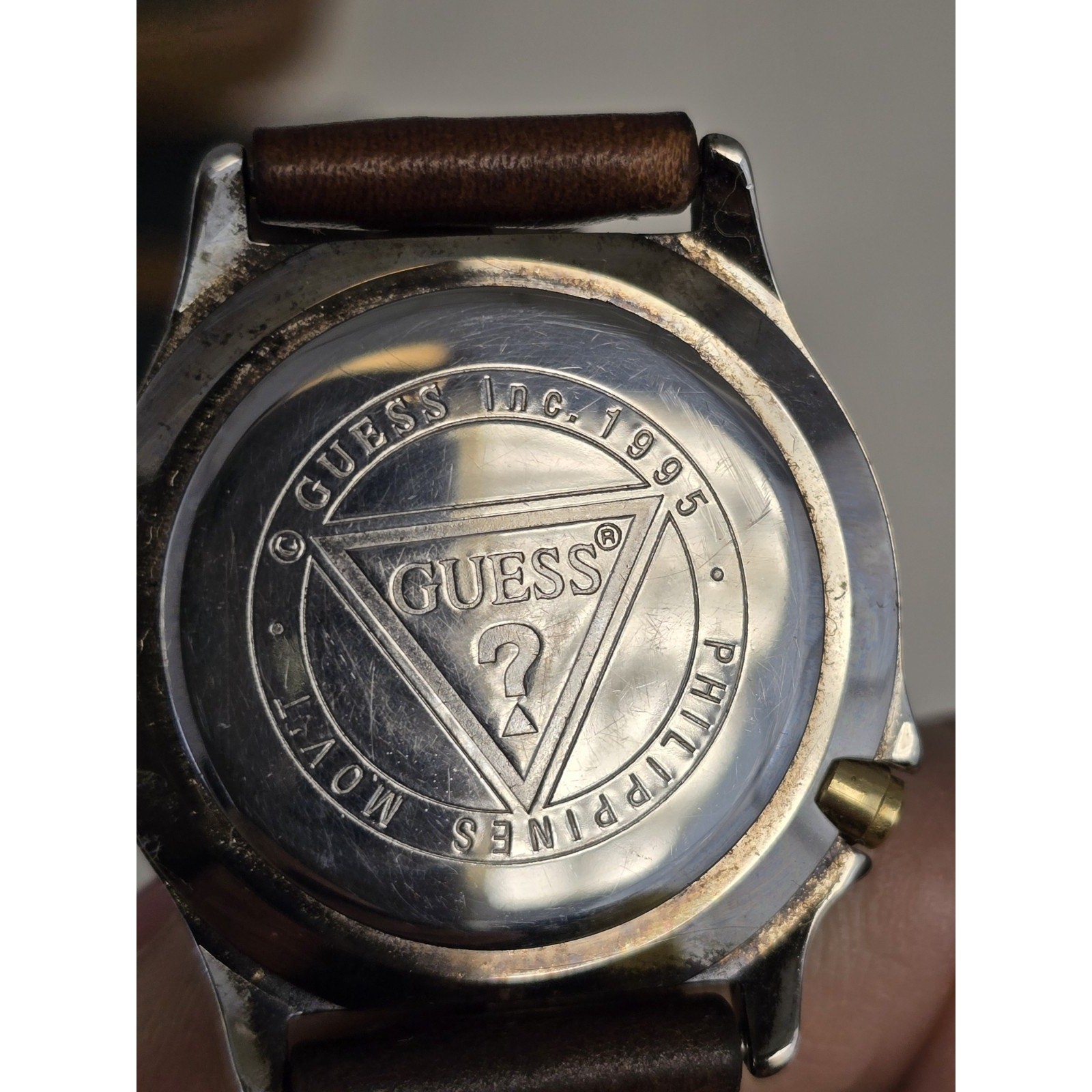 Guess Indiglo Watch Philippines Movt Water Resistant Vintage 90’s