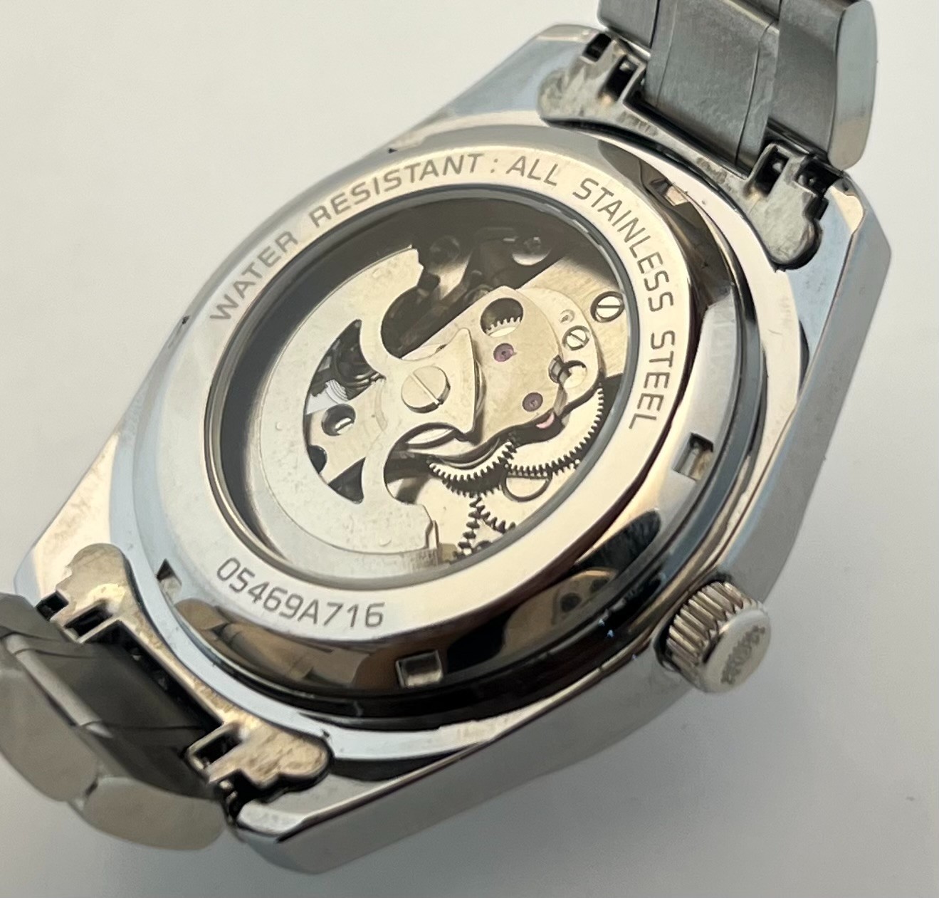 Luxurious Men’s Orient Contemporary Open Heart Automatic Brown Dial Wristwatch