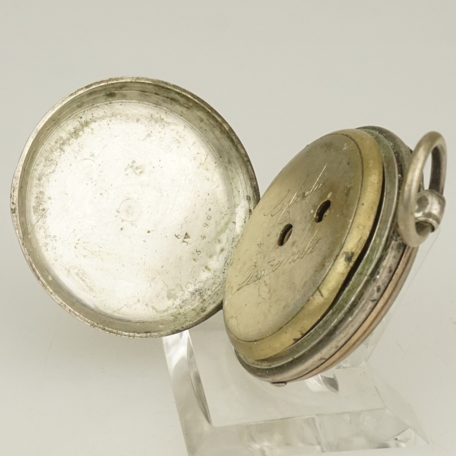 Rare! Antique Silver Pocket Watch Men’s no fusee duplex chronometer repeater RAR