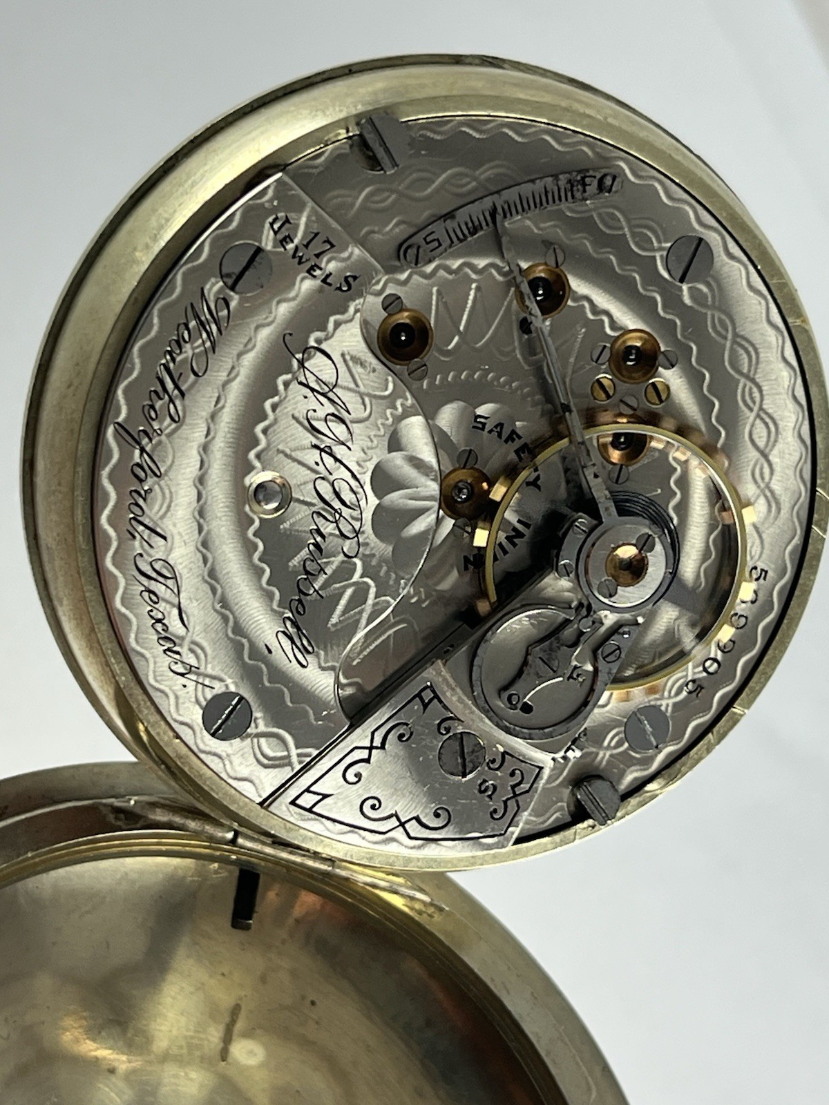 Rare Hamilton Texas Private Label Pocket Watch
