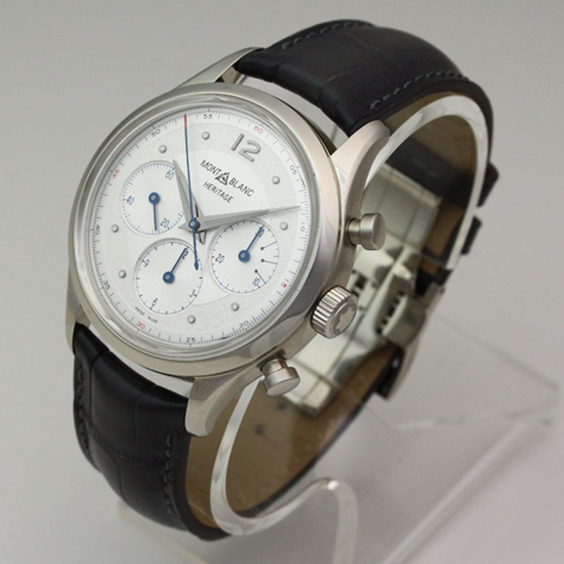Montblanc Heritage Chronograph ref. MB 128670 Automatic 41mm Steel Wristwatch