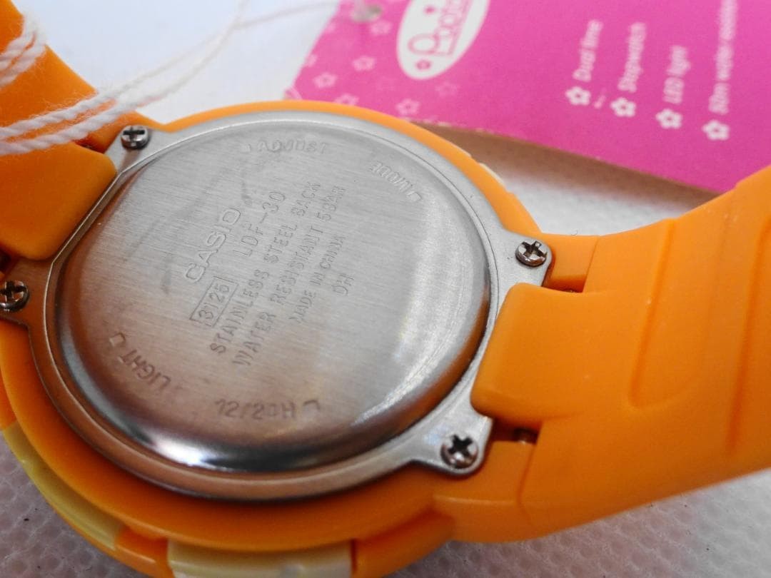 [New with tags, fully functional] CASIO POPTONE LDF-30 Orange S157