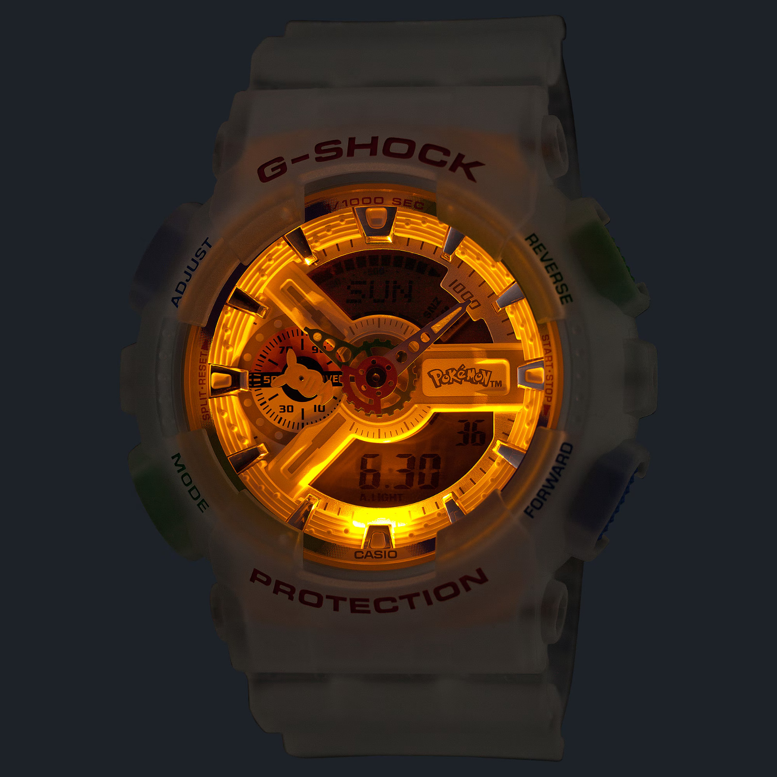Casio G-SHOCK × Pokémon 30th Anniversary — Limited Edition — NEW — GA-110PKM-7A