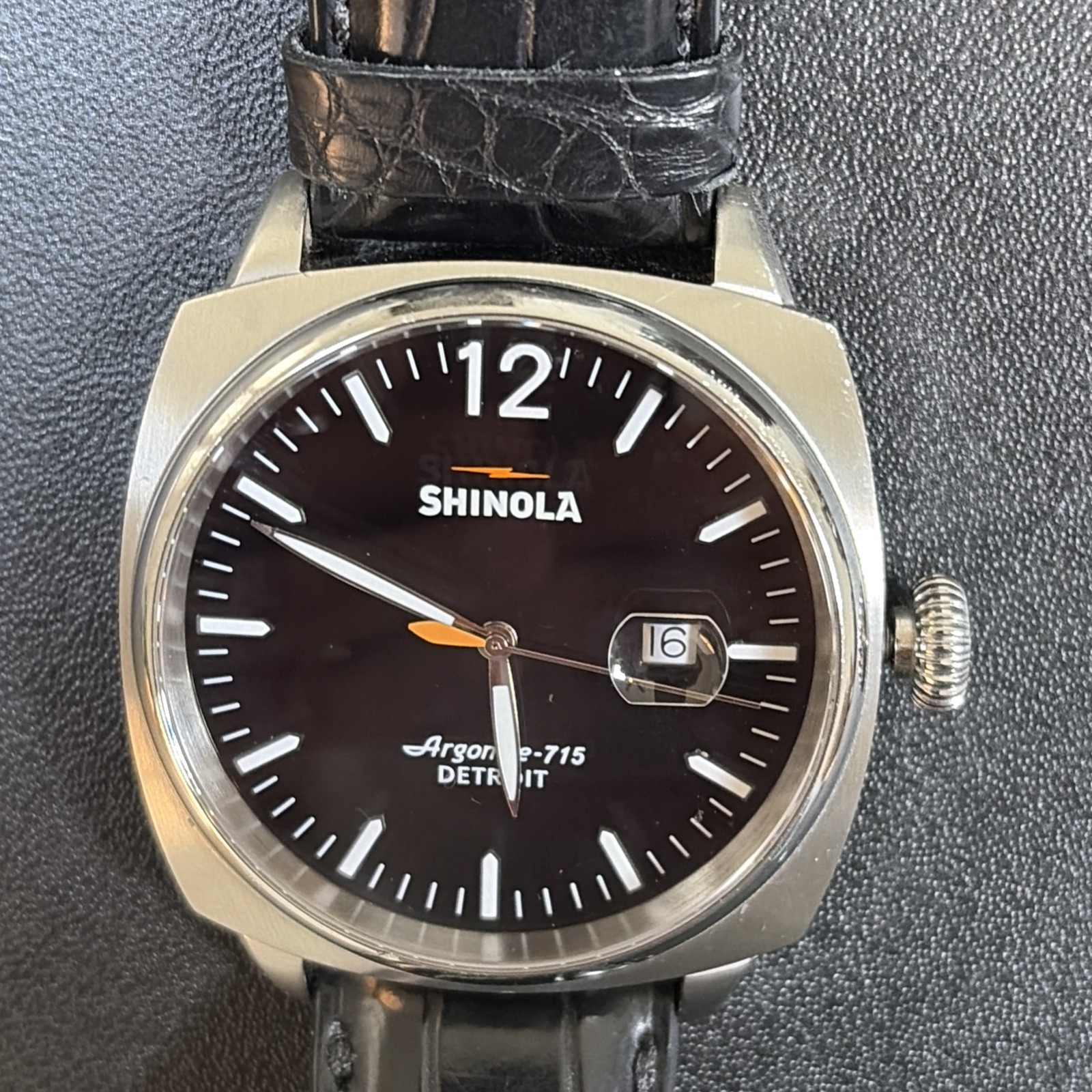 Shinola Brakeman Argonite – black 46mm