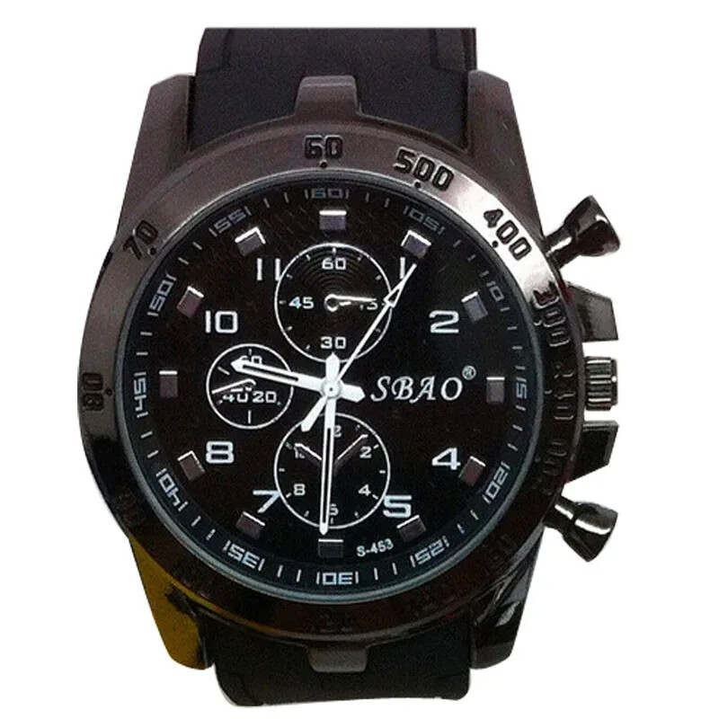 Luxury Men’s Stainless Steel Sport Watch Modern Analog Quartz Fashion Wristwatch