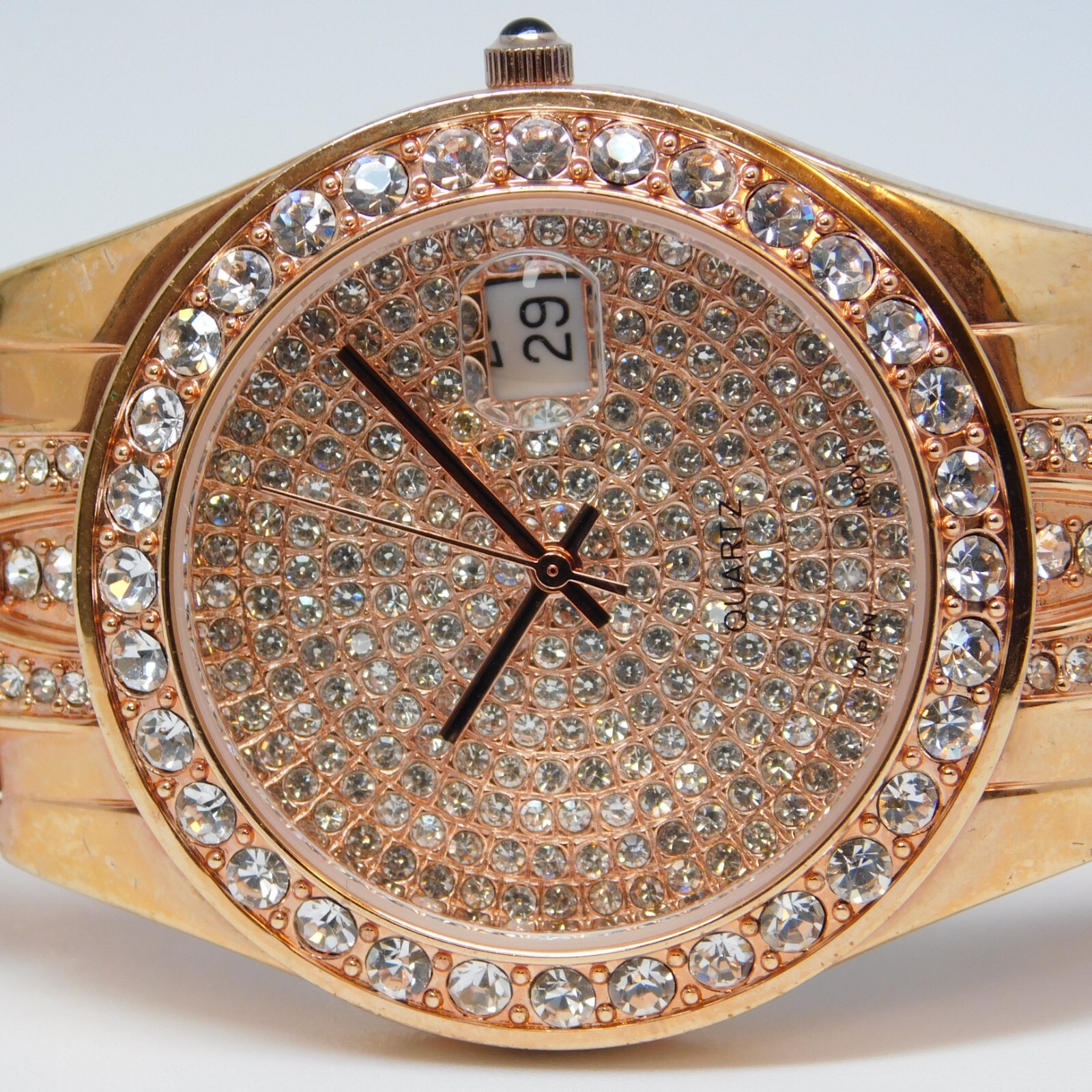 Xanadu Mineral Crystal Quartz Analog Unisex Watch Sz. 7 1/2″ New Battery