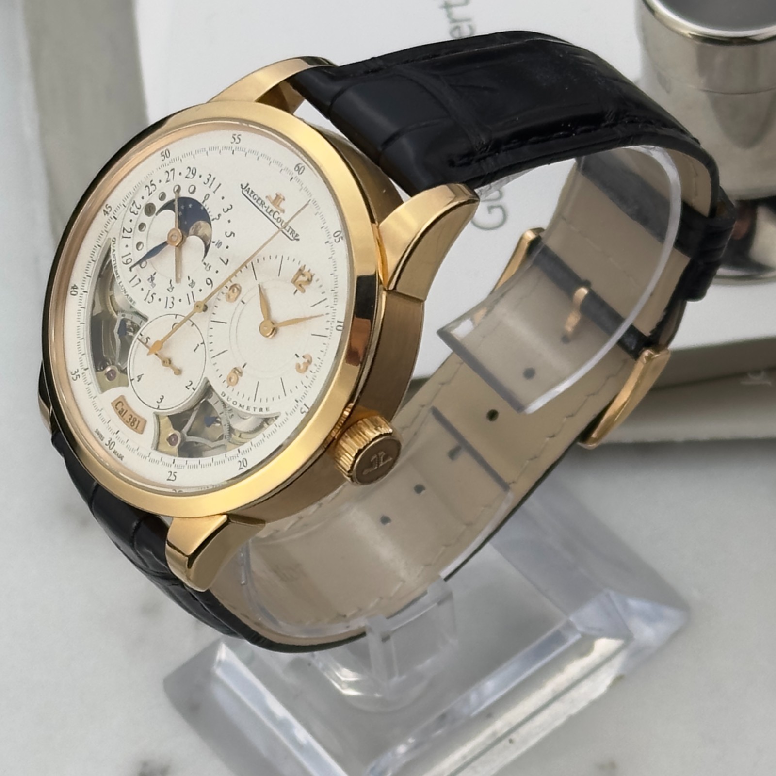 2013 Jaeger-LeCoultre Duometre A Quantieme Lunaire Full Set w Loupe Q6042520
