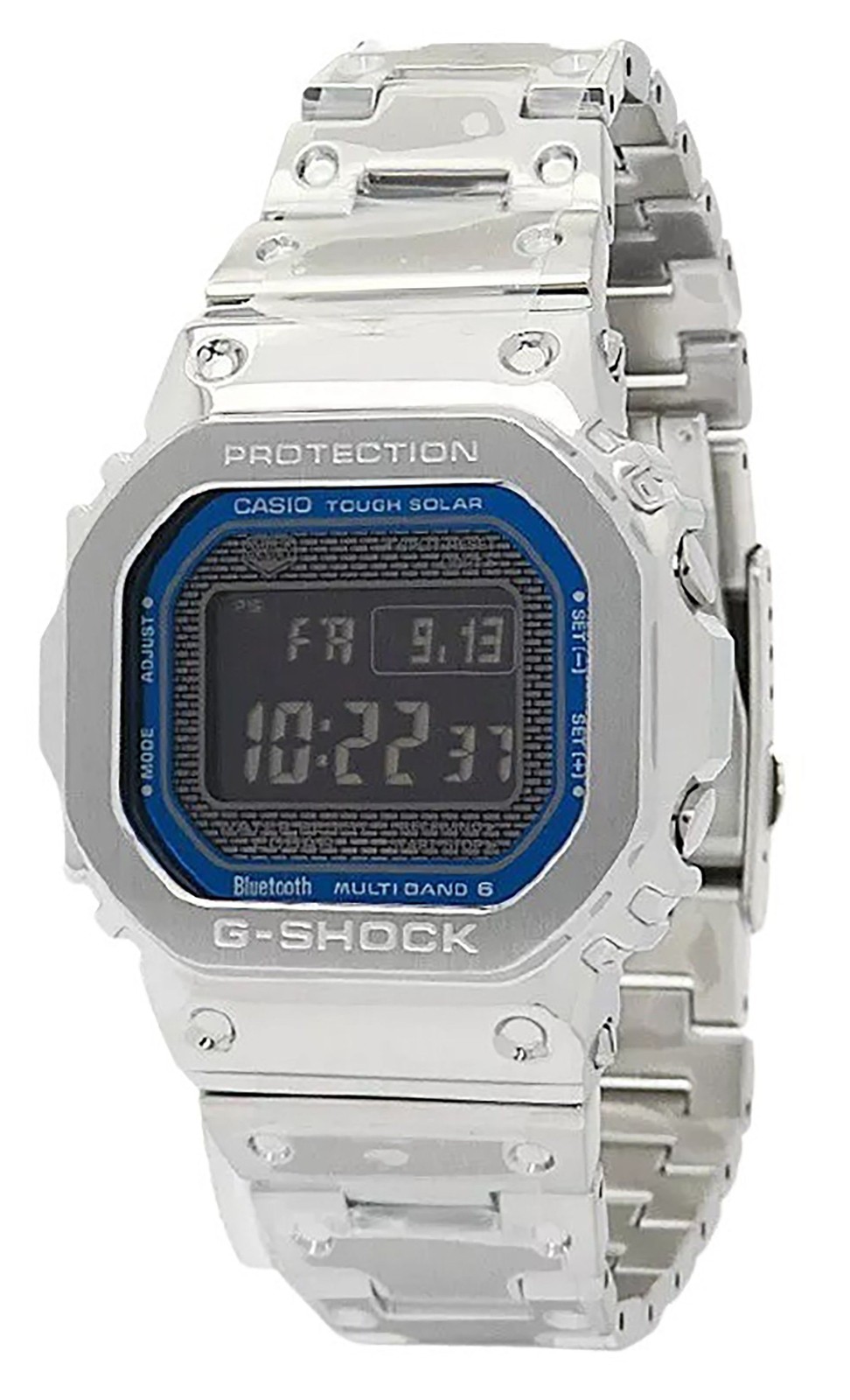 Casio G-Shock Grey And Blue Dial Solar Sports 200M GMW-B5000D-2 Men’s Watch