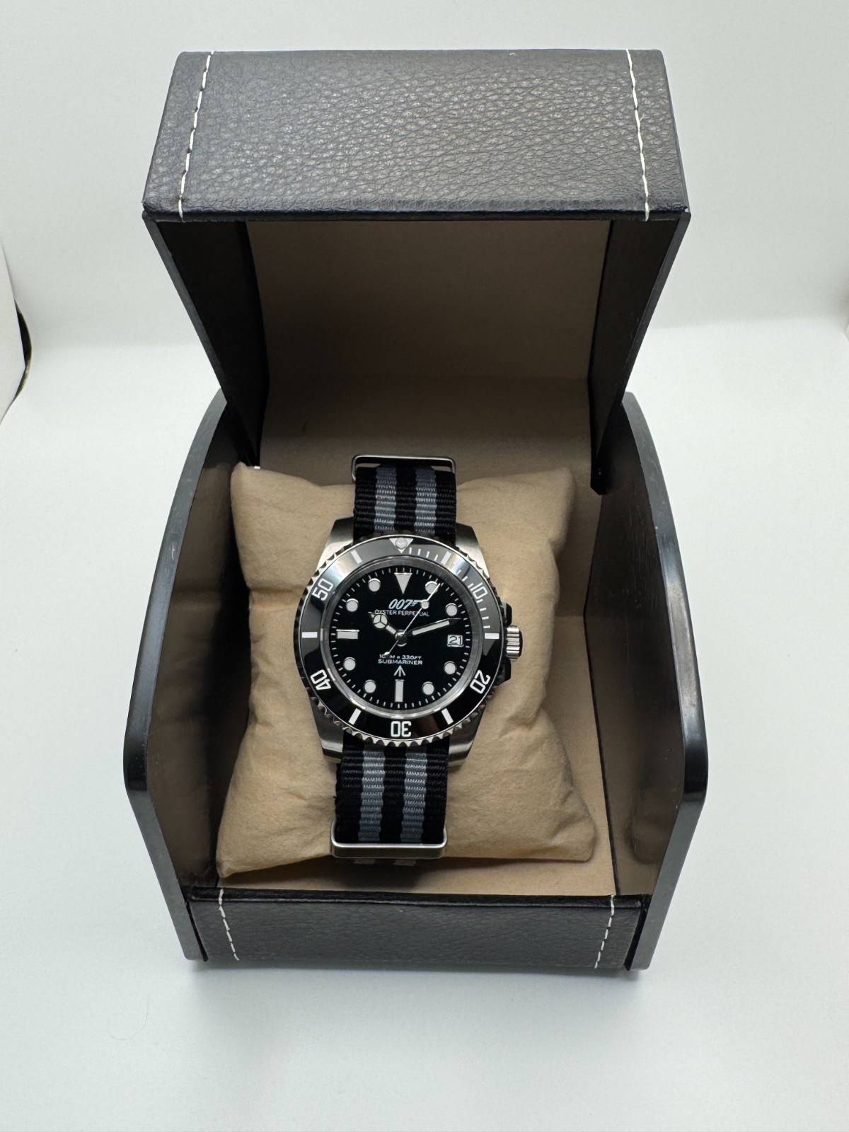James Bond 007 BOND ‘Goldfinger’ Seiko NH35 Automatic Movement Watch Black