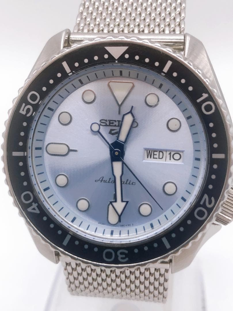 SEIKO 5 Automatic 100M Water Resistant Light Blue 23023 From Japan