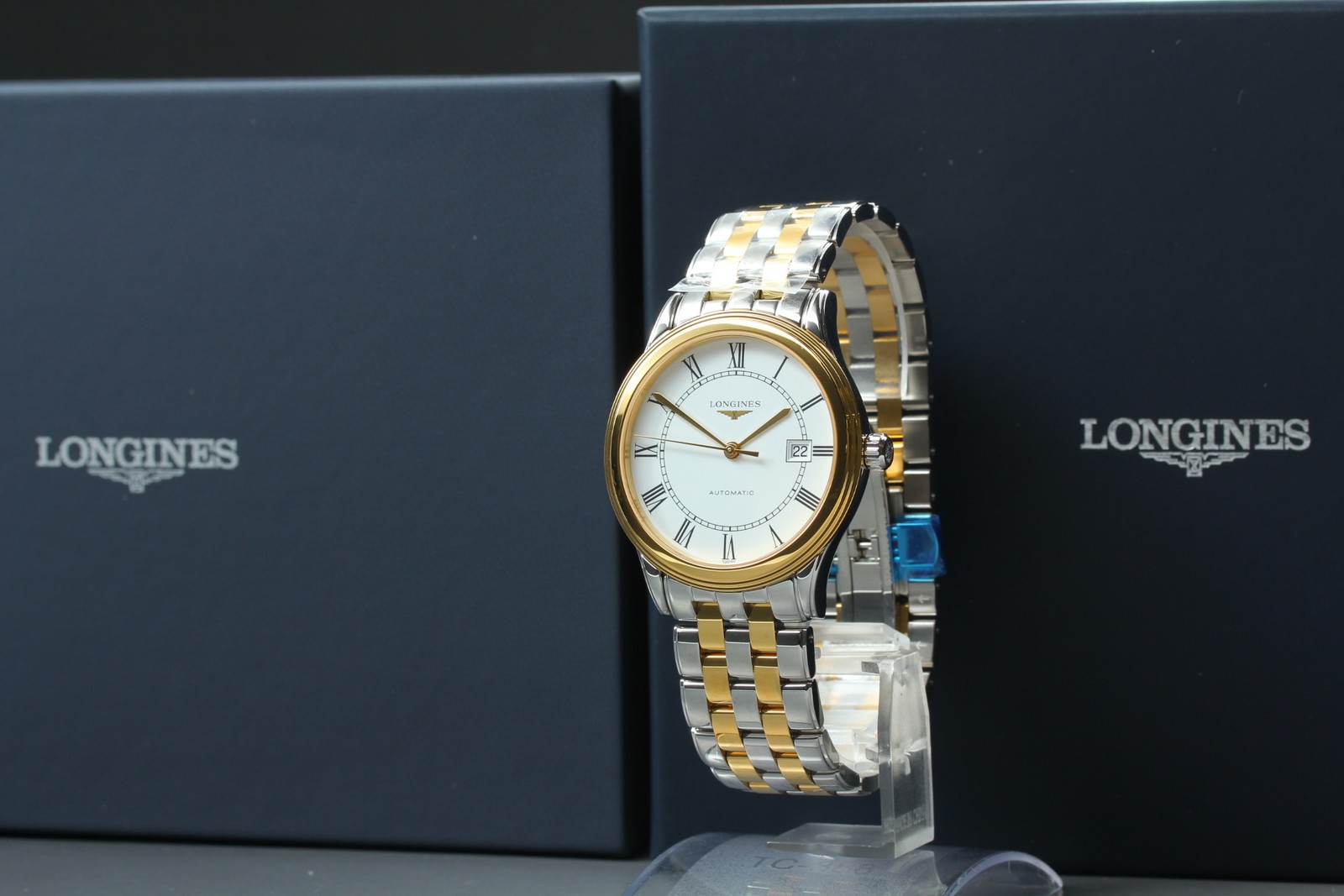 [w/Box] LONGINES Flagship L4.984.3.21.7 SS Automatic Date Swiss Made Men’s Watch