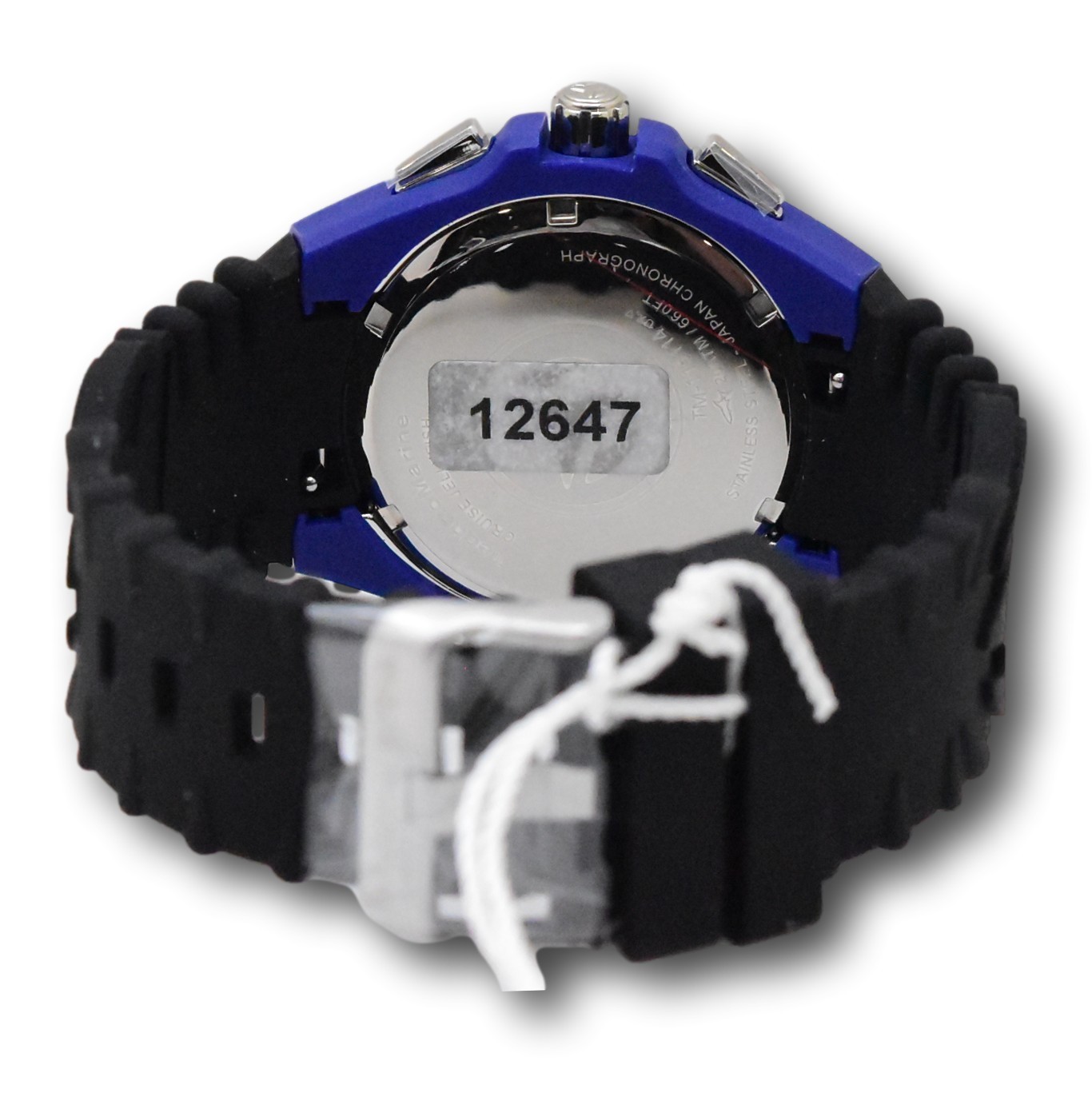TechnoMarine Cruise JellyFish Men’s 46mm Blue Weave Dial Chrono Watch TM-115114