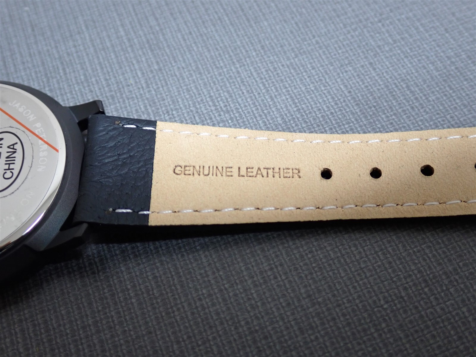 NEW Projects Watches PJT-7503 No Time Wasted 40mm Black Leather Band Watch