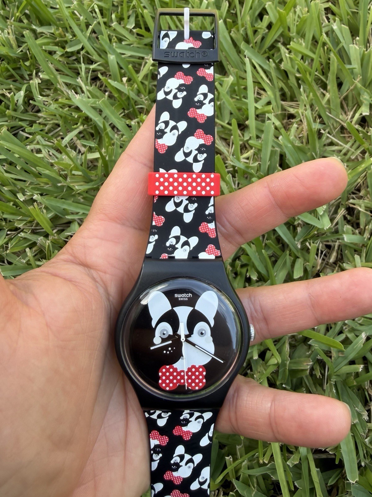 Swatch Watch ANDY BABY (2015) French Bulldog | NO BOX NO PAPERS | US SELLER