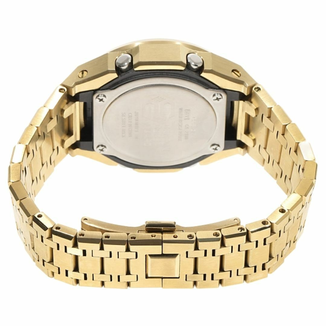 G-Shock GA2100 Gold Full Metal Custom Casioak Yellow Gold Color Stainless Steel