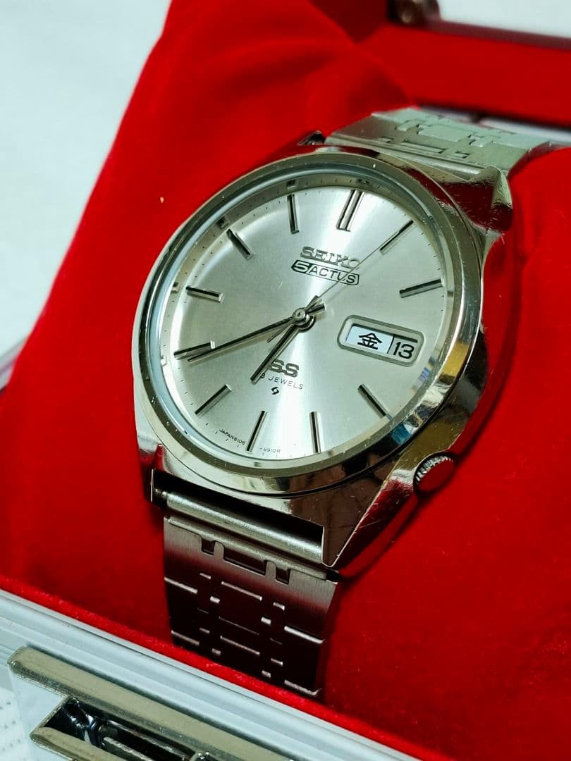 SEIKO 5 ACTUS Automatic Windshield Replaced From Japan