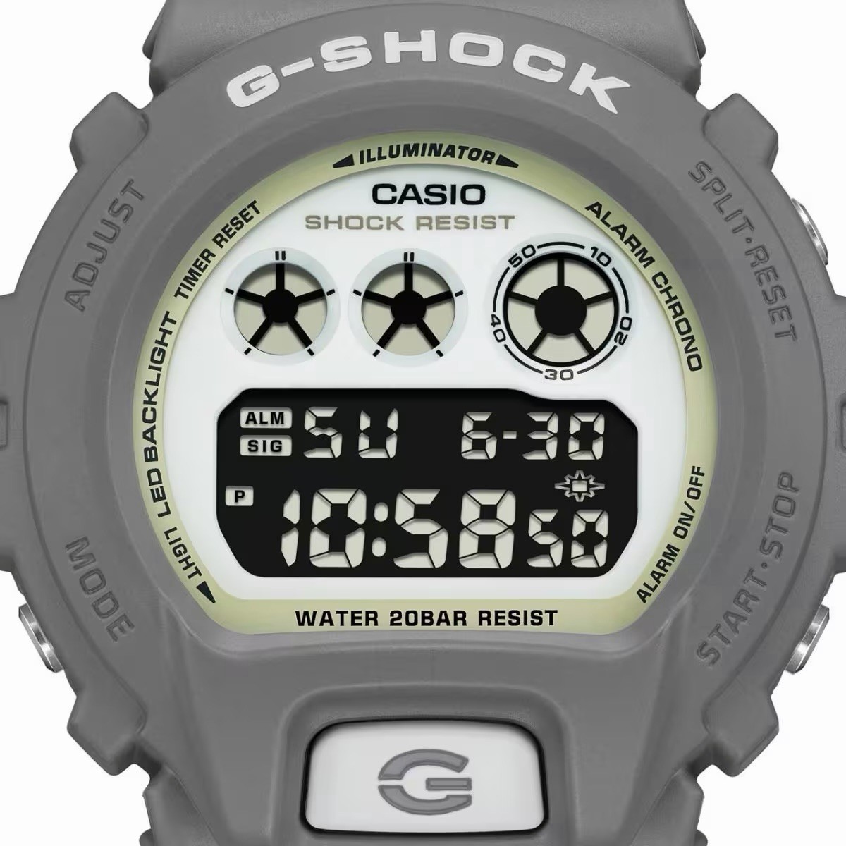 Casio G-Shock Hidden Glow Digital Resin Strap Quartz DW-6900HD-8 🇺🇸US SELLER