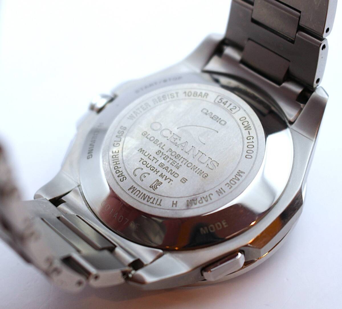 VRW 2043′ Watch CASIO OCW G1000 OCEANUS BL Dial Men’s Solar Working Item