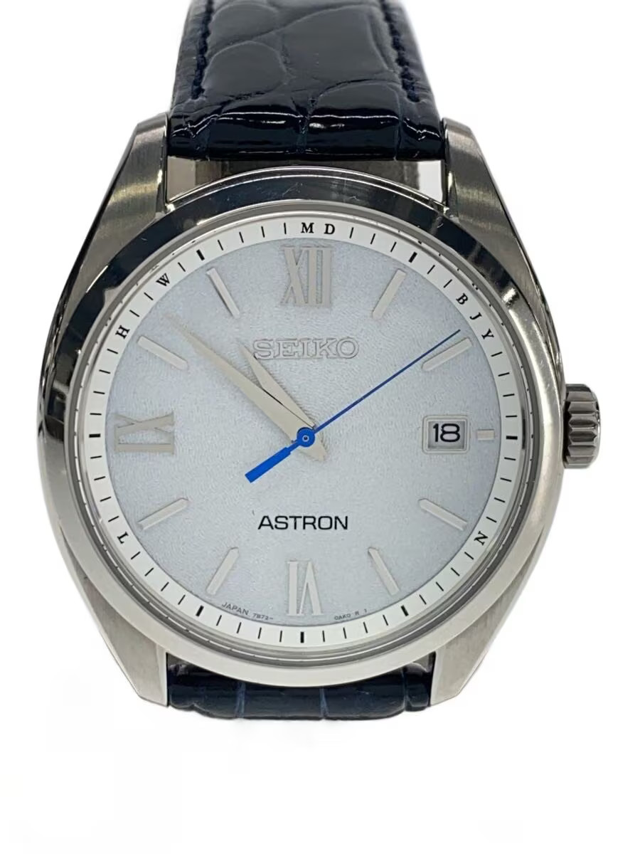 SEIKO Solar Watch Digital WHT BLU SBXY035