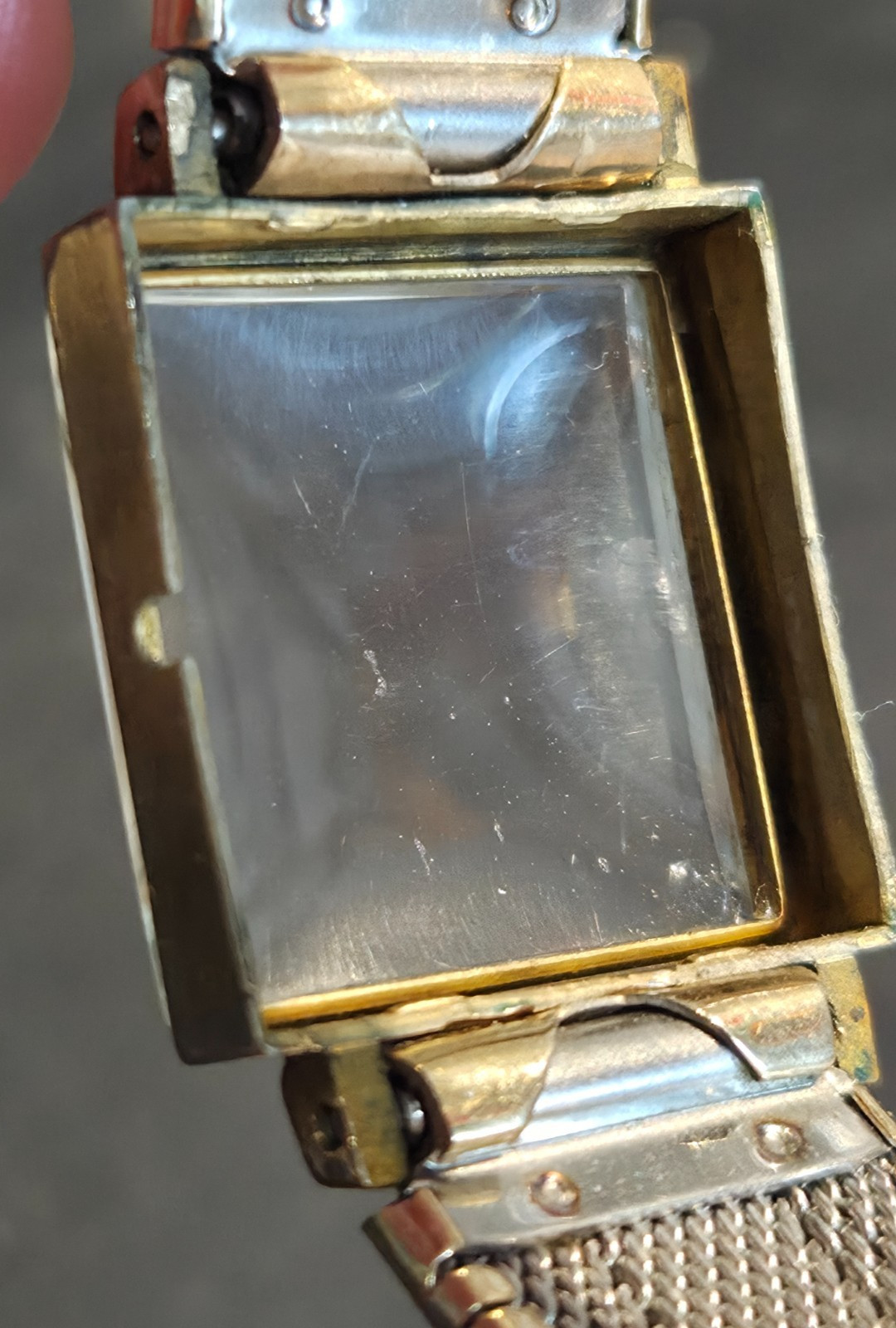 Vintage Clinton Pioneer case men’s wristwatch, Running 1930s