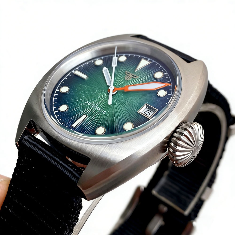 Tandorio 36mm Sapphire Glass Automatic Men’s Mechanical Watch For Miyota 8215