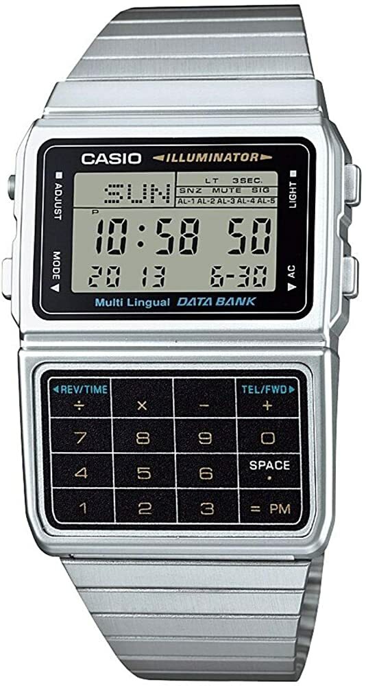 Casio Men’s Quartz Illuminator Data Bank Telememo 33mm Watch DBC-611-1