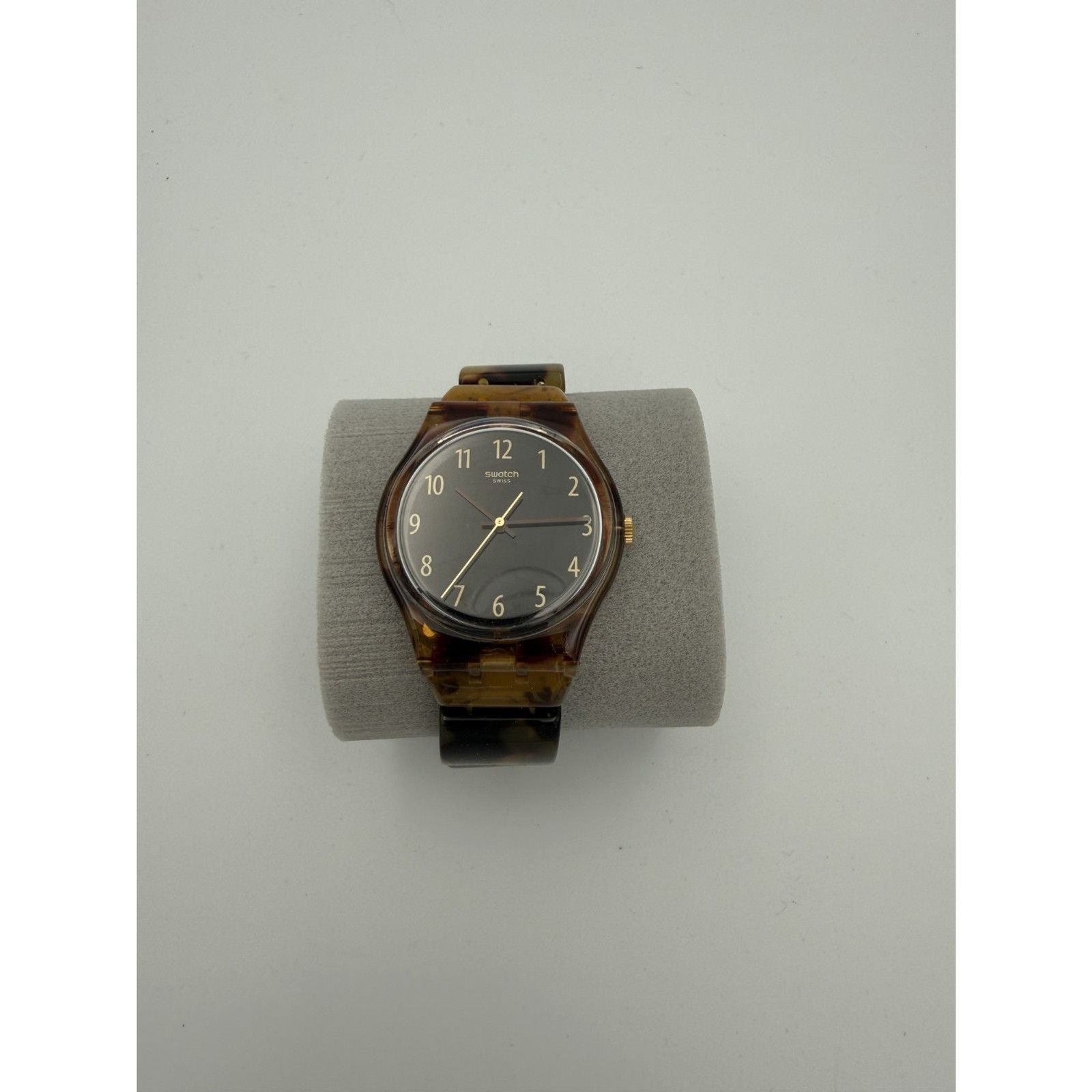 Swatch Watch Bracelet Brown Tortoise-Shell Small Elastic Stretch Band Small Band