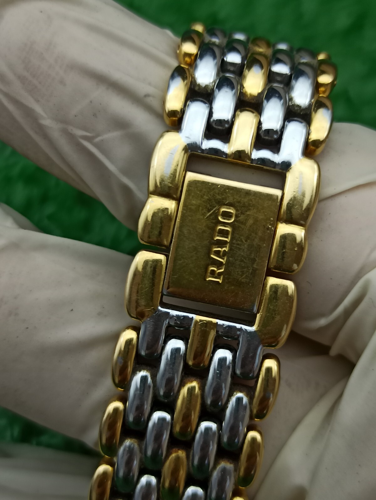 Iconic Model Rado Florence Classic Watch & Half-Gold Swiss Movement 80s Quartz
