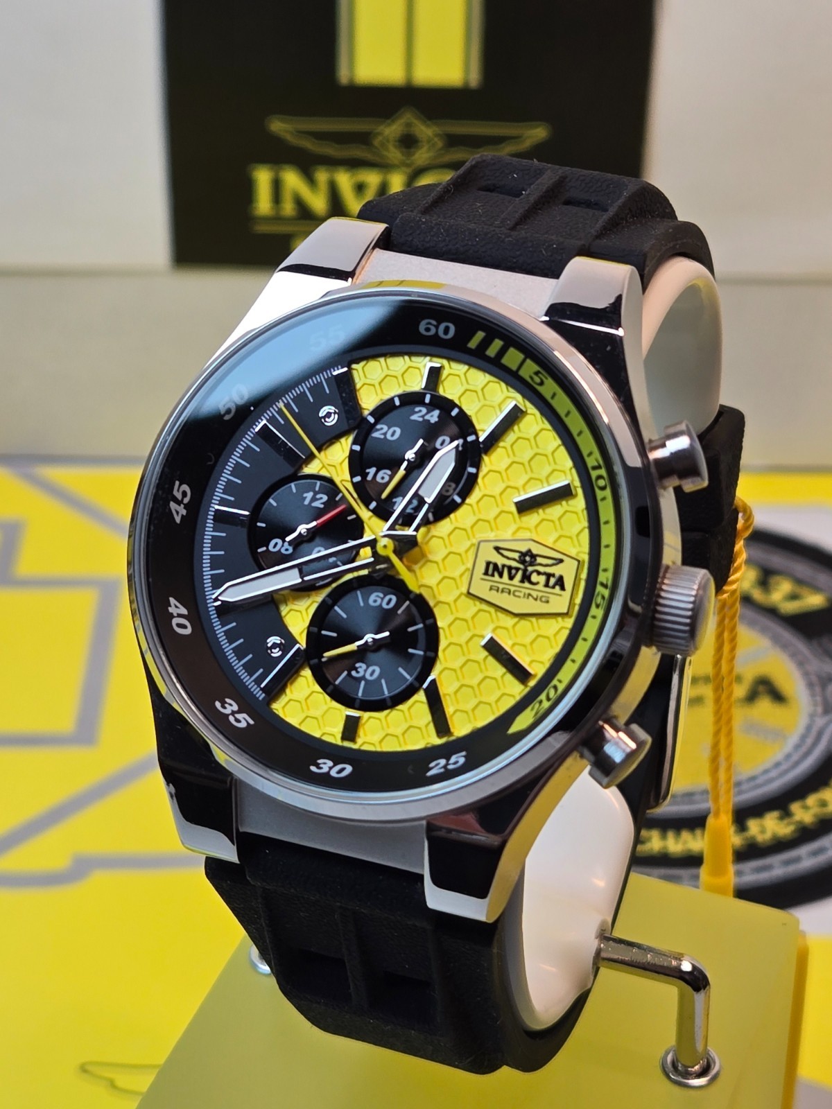 Invicta Special Edition Replica Racing Car w/ Invicta 47738 44mm Watch Bundle!