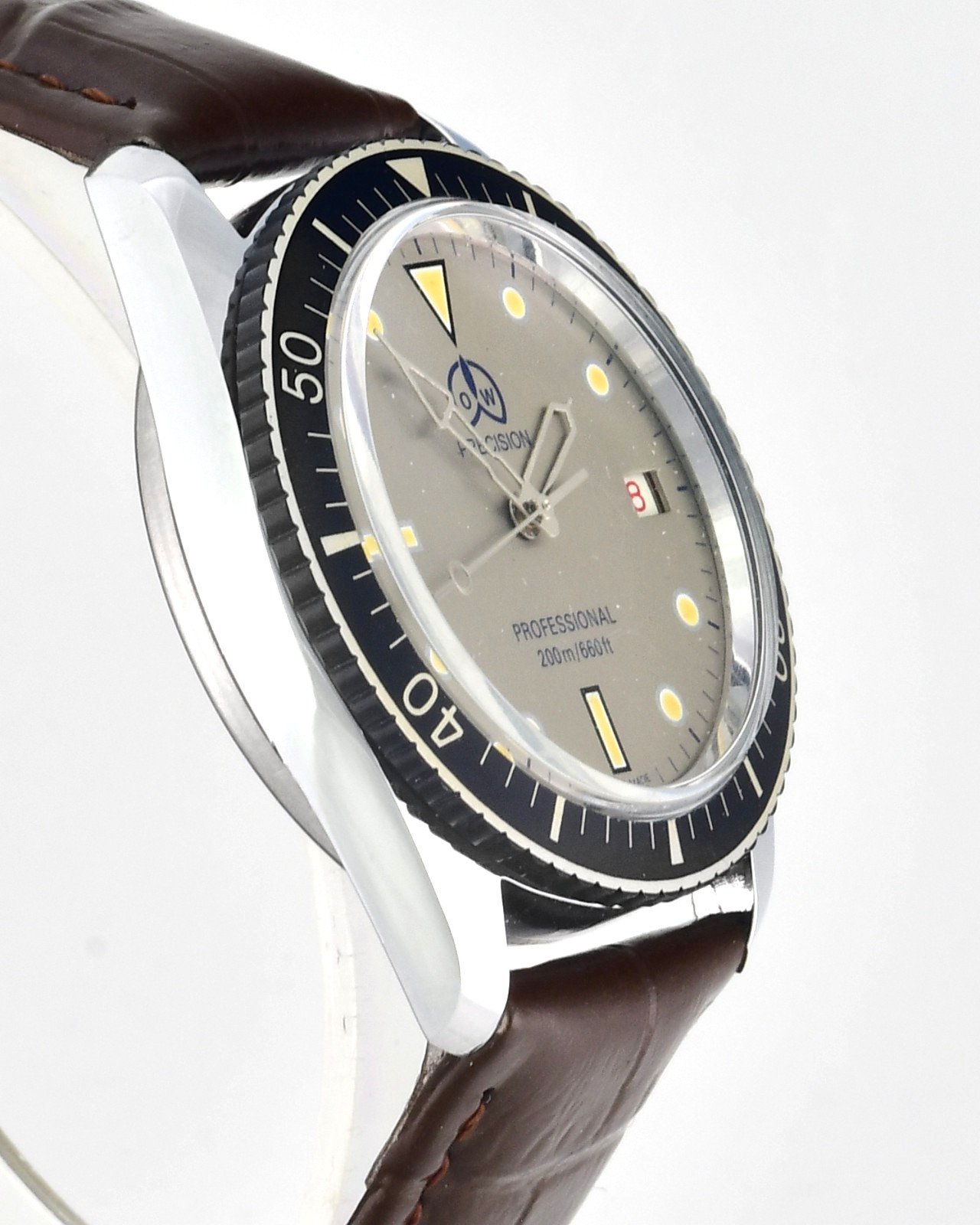 Vintage O&W ( Ollech & Wajs ) Precision Professional Divers Style Men Wristwatch
