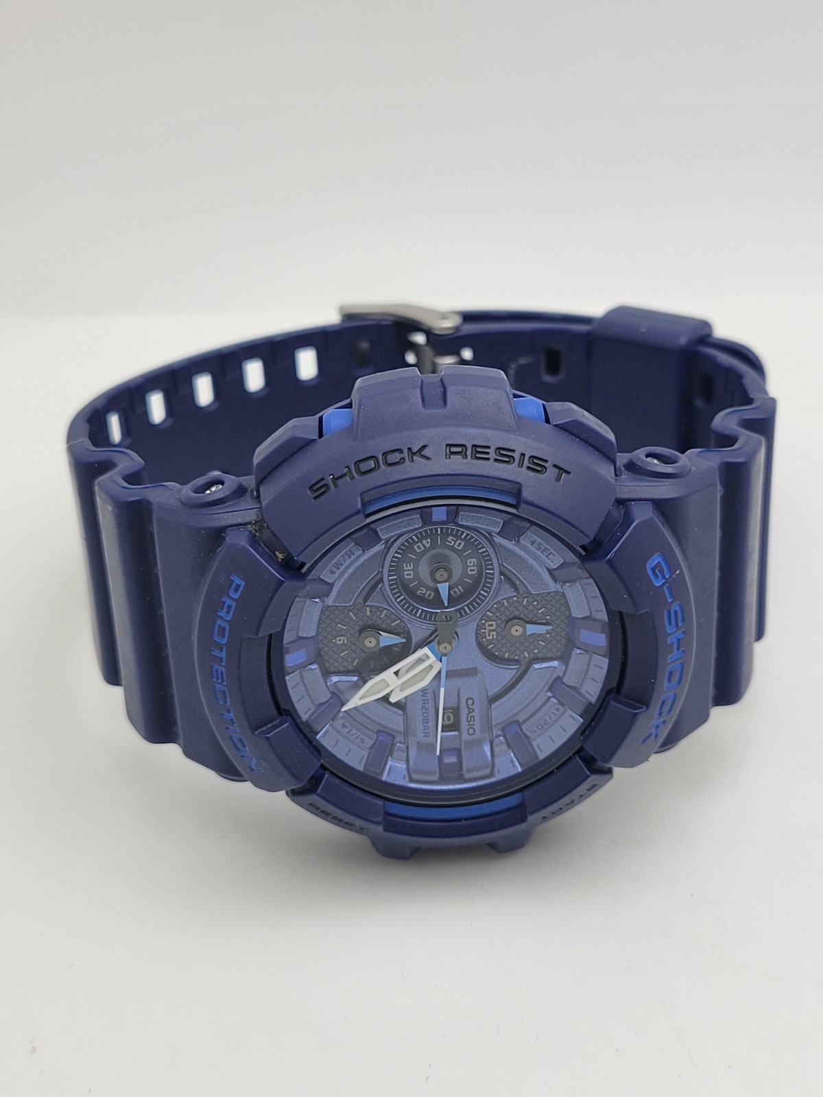 Rare Casio G-Shock GAC-100 Dark Blue Watch